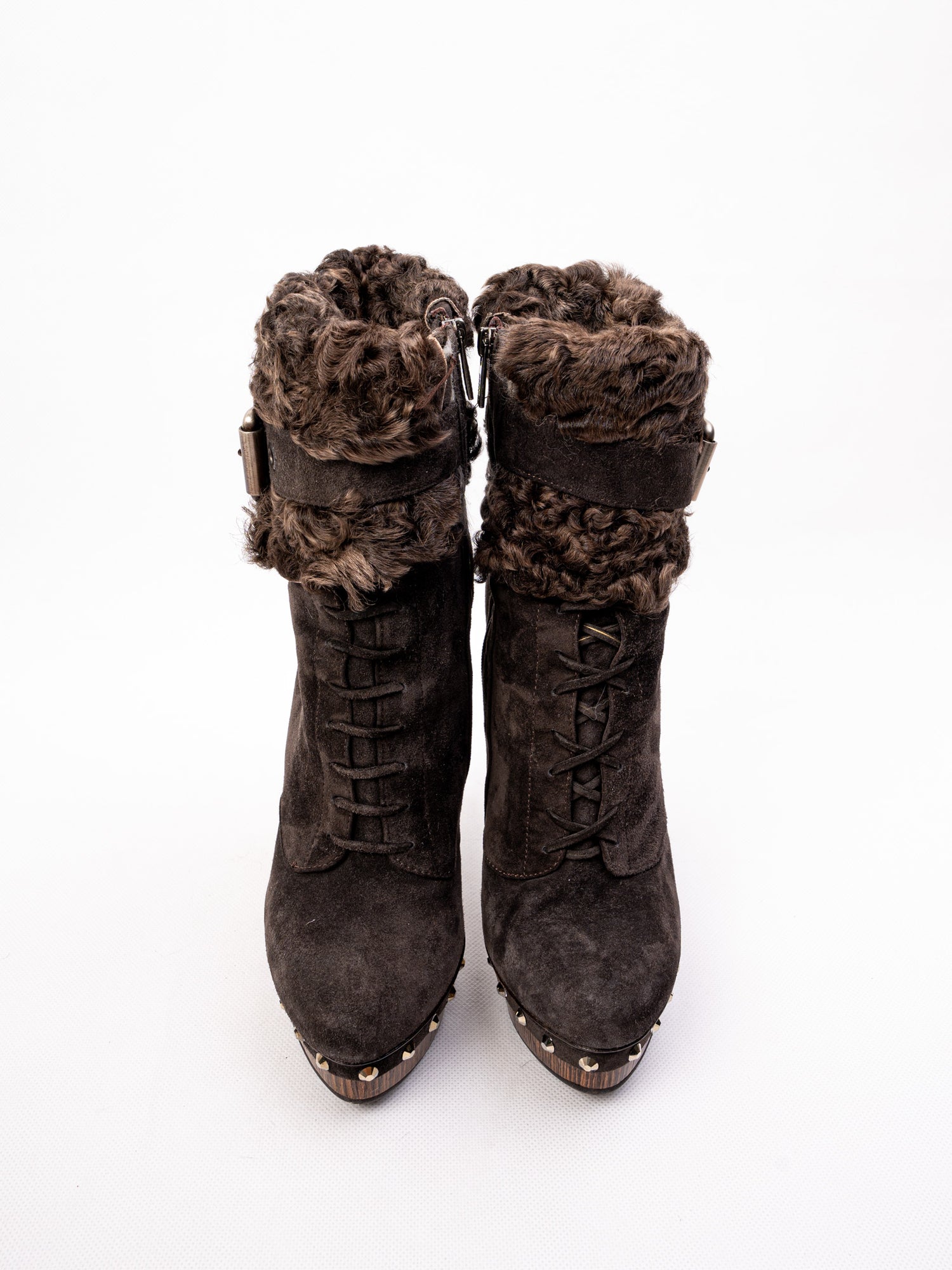 Excellent Lesilla Gray Nubuck Women&