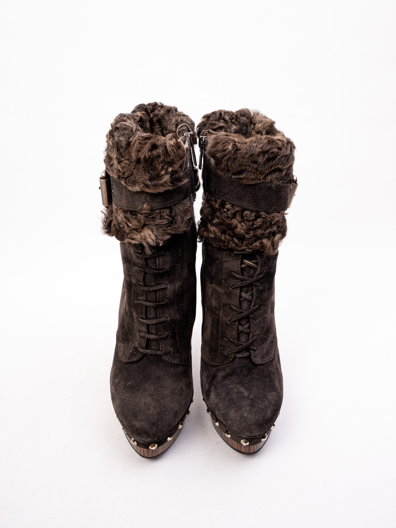 Excellent Lesilla Gray Nubuck Women&