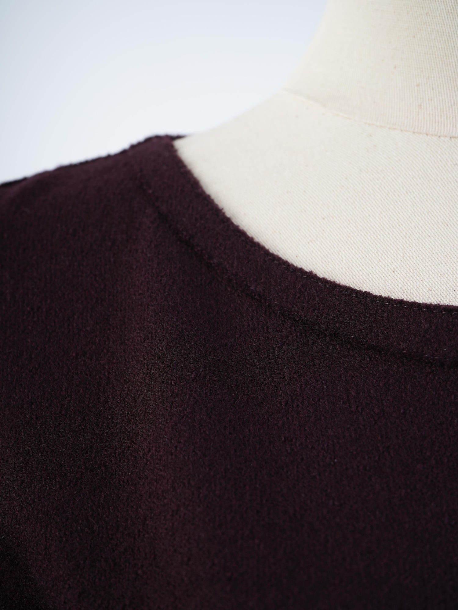 Excellent Fendi Purple Wool Dress Size M with Long Sleeves