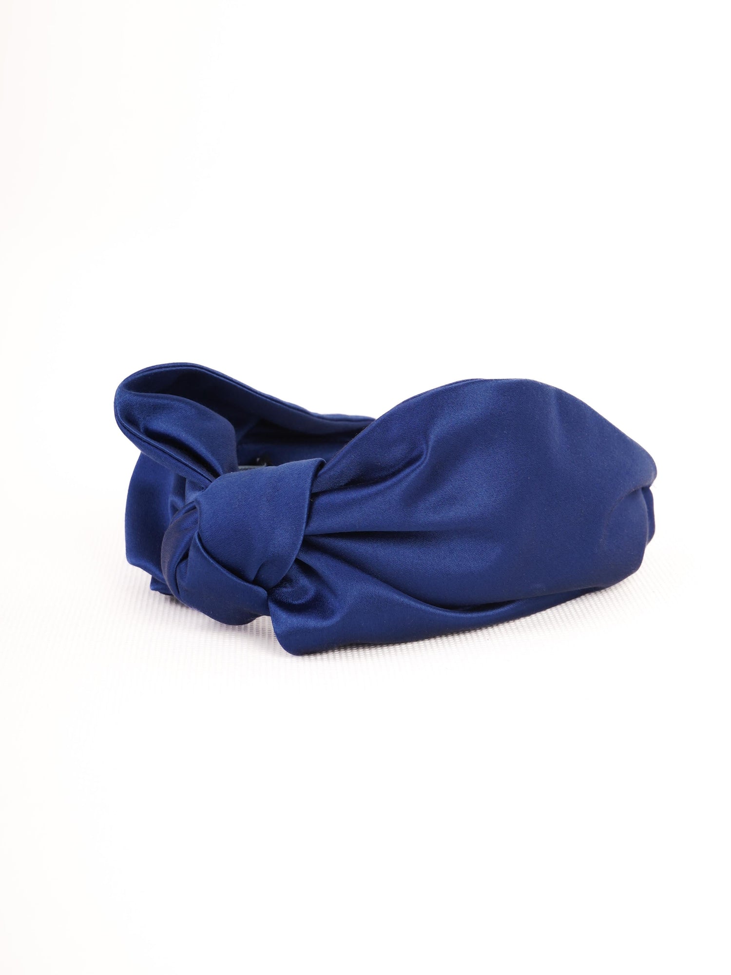 NEW Prada Knotted Blue Textile Headband for Women