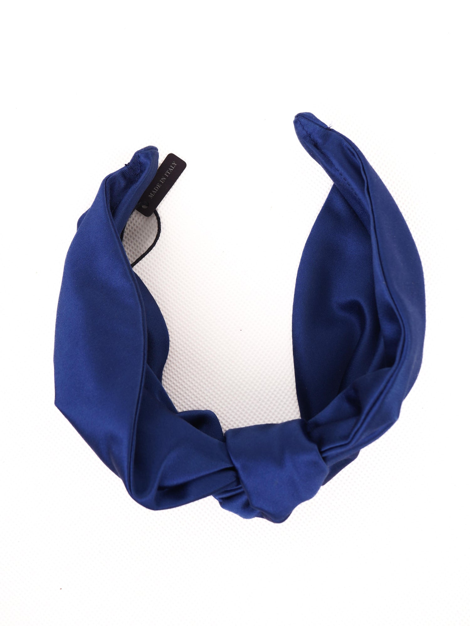 NEW Prada Knotted Blue Textile Headband for Women