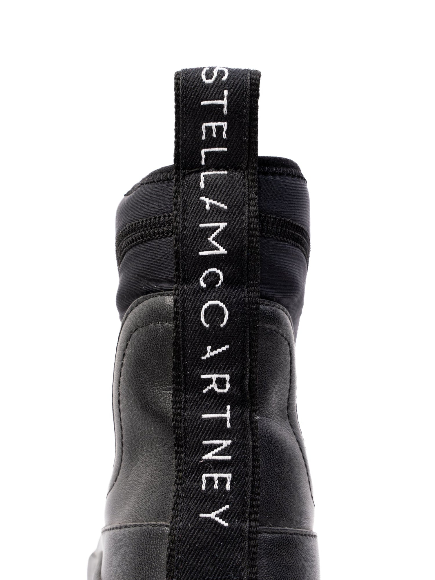 Excellent Stella McCartney Black Leather Ankle Boots Size 36