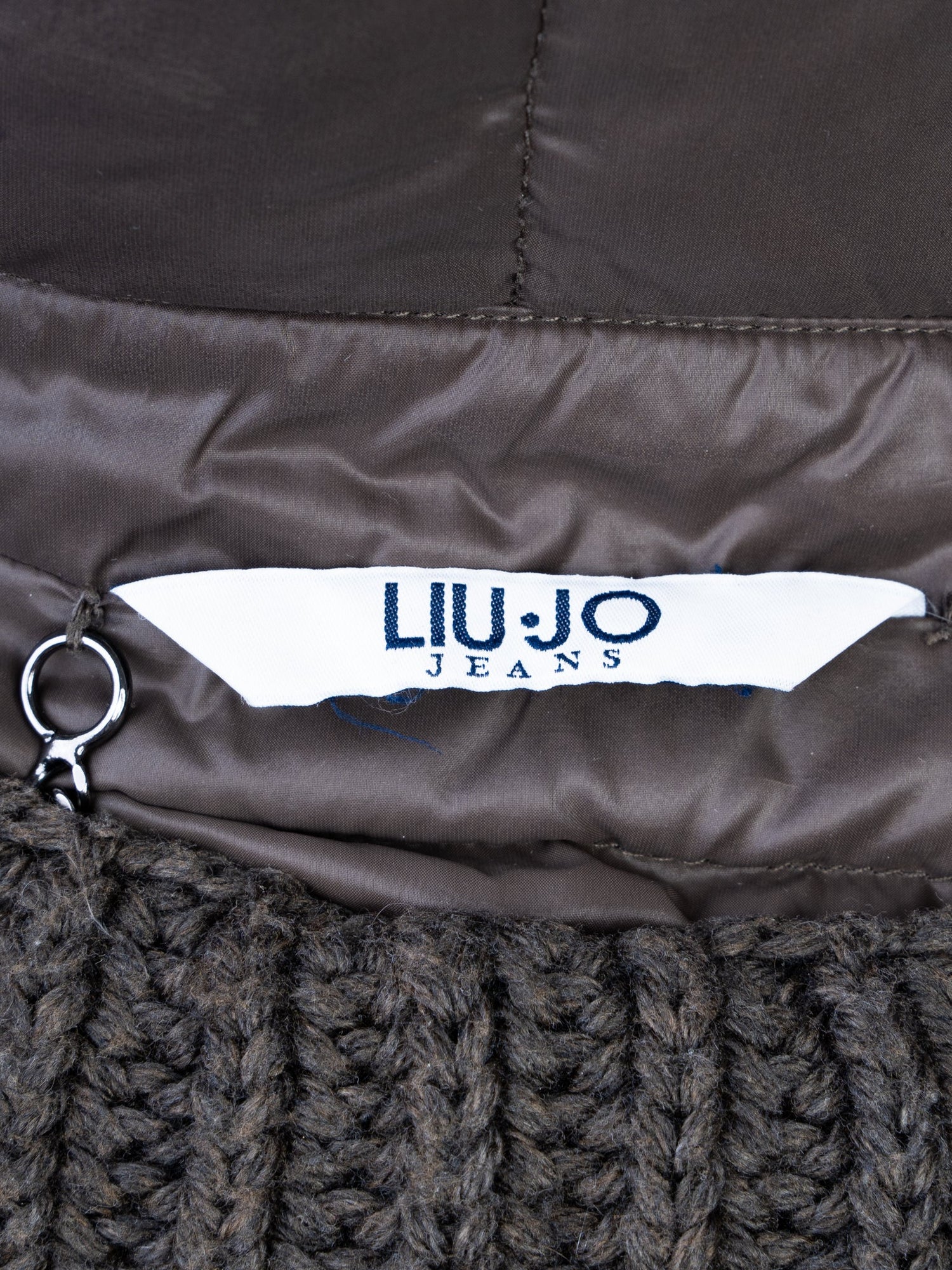 Good Liu Jo Gray Nylon Puffer Jacket Size S