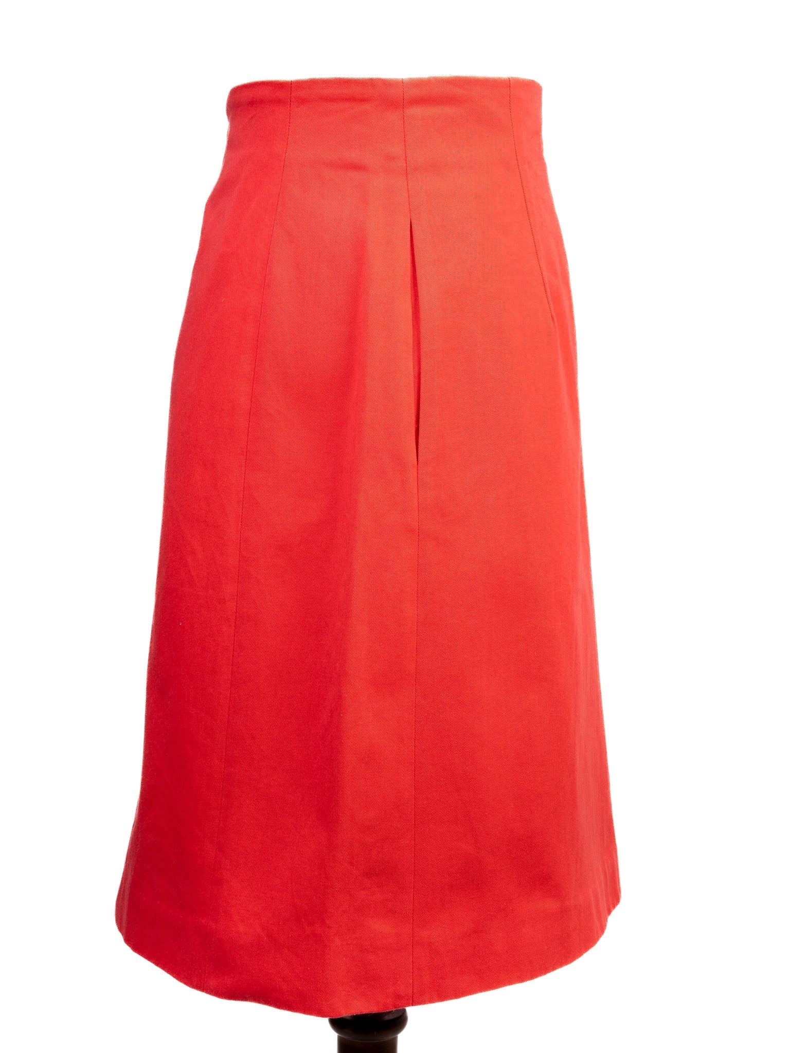 Emporio Armani Red Cotton Skirt Size XS Excellent Condition