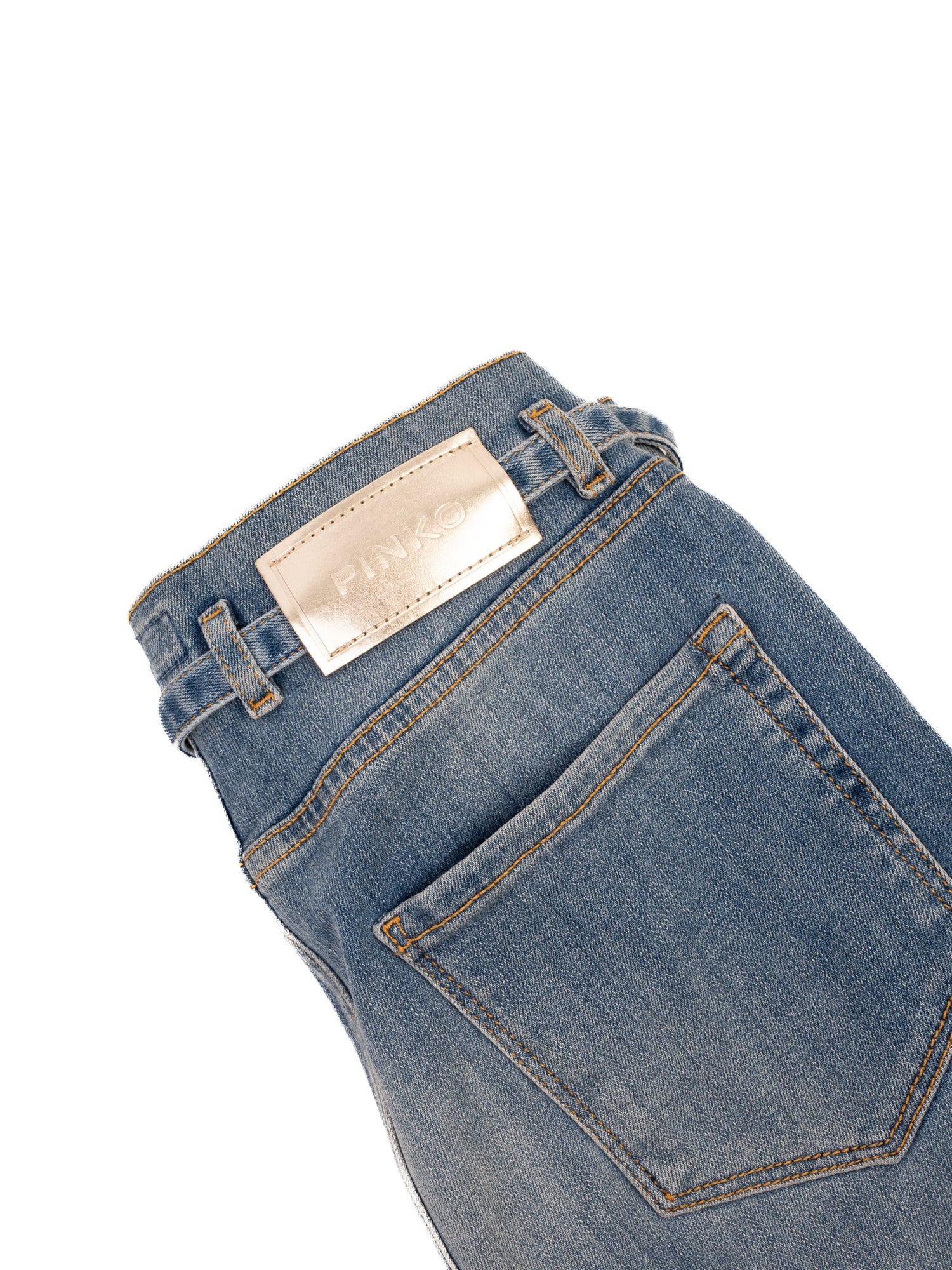Excellent Pinko Blue Jeans Size S with PINKO Belt