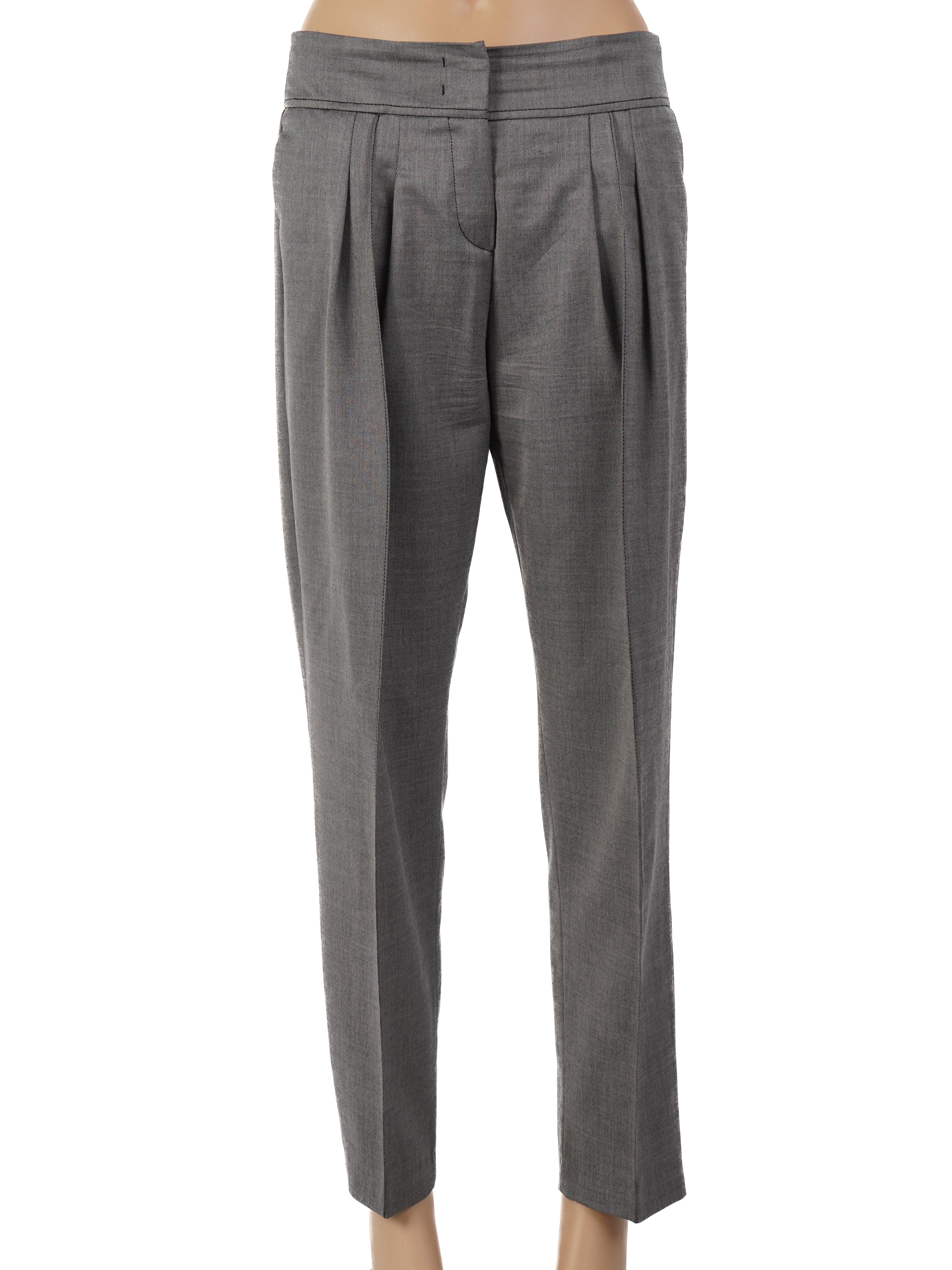 Good Laurel Gray Wool Trousers Size S Women&