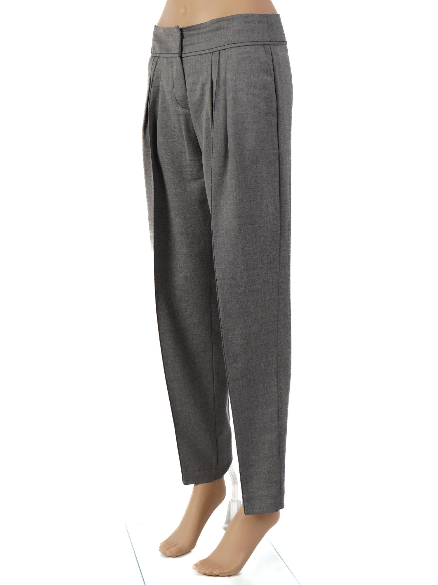 Good Laurel Gray Wool Trousers Size S Women&