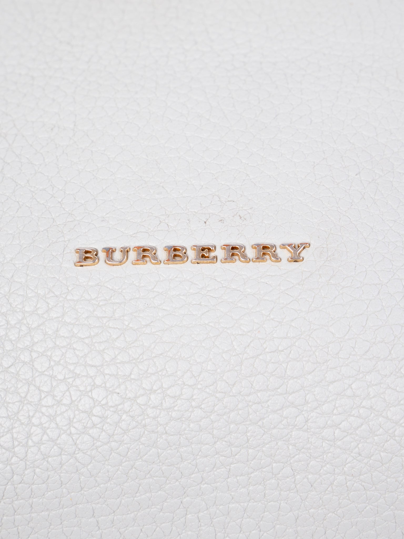 Excellent Burberry Blue Leather Shoulder Bag with Logo