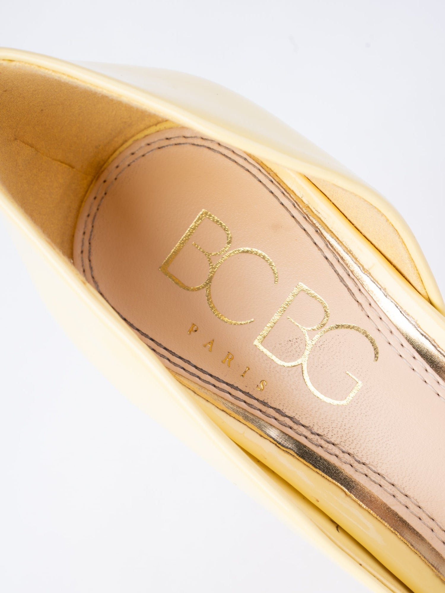 BCBGeneration Yellow High-Heeled Stiletto Pumps Excellent Condition