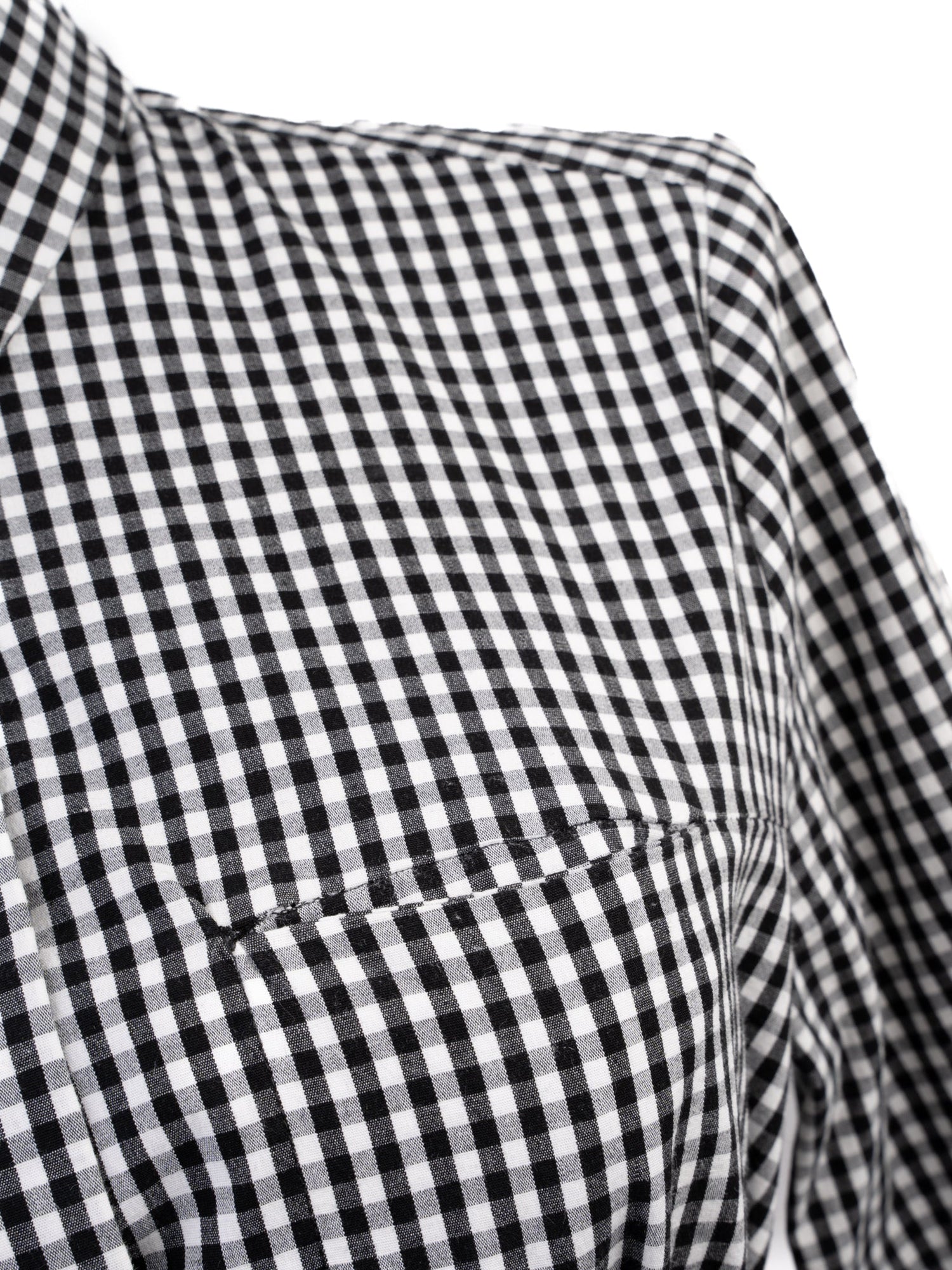 Good Marella Black and White Checkered Long-Sleeve Dress Size M