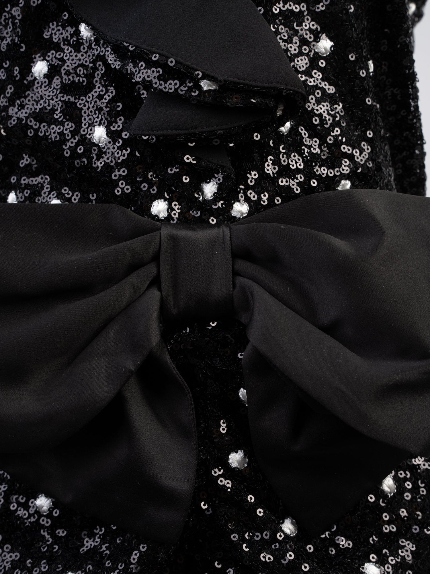 Good H&M Giambattista Black Sleeveless Dress with Sequins Size M