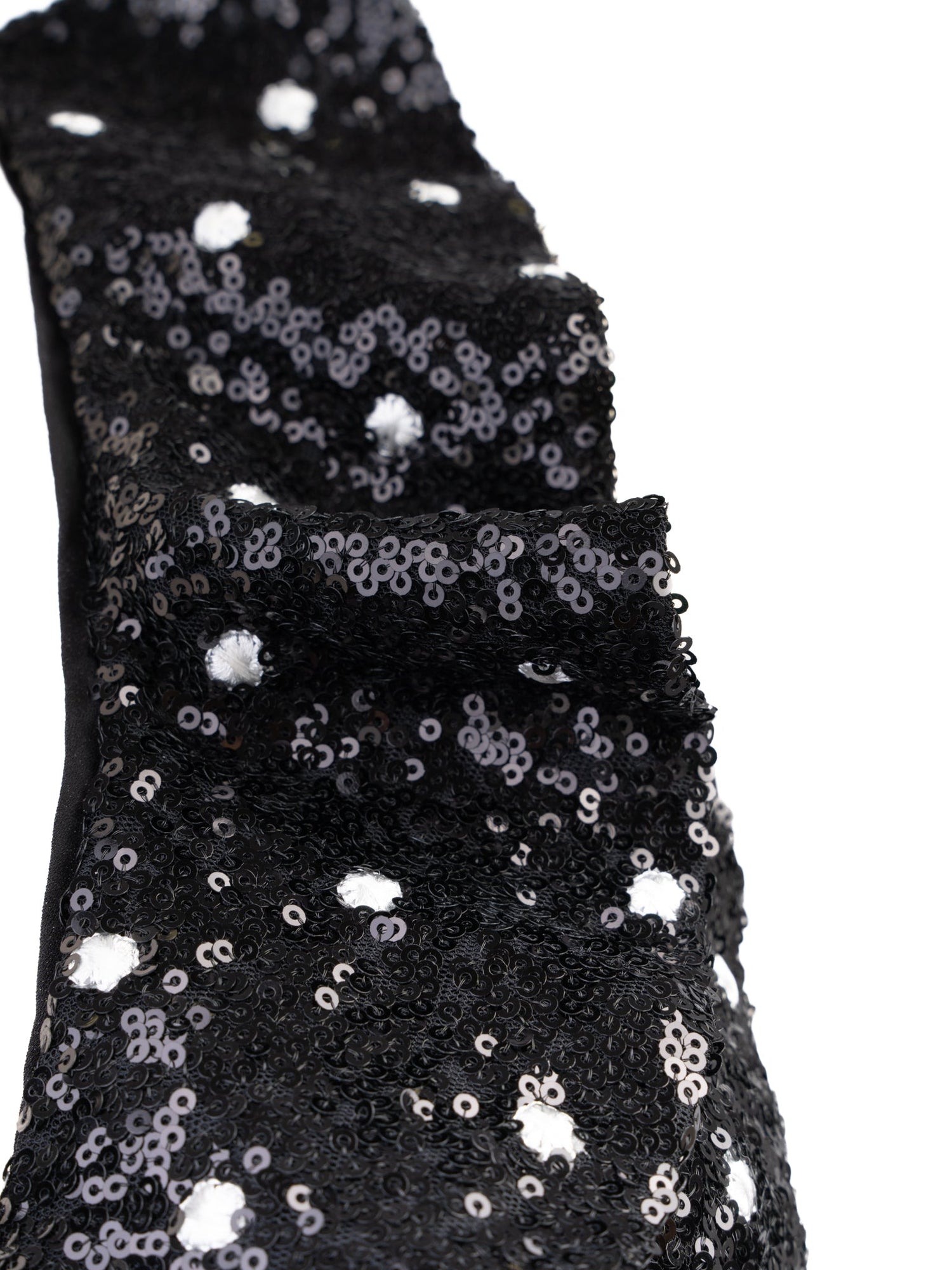 Good H&M Giambattista Black Sleeveless Dress with Sequins Size M