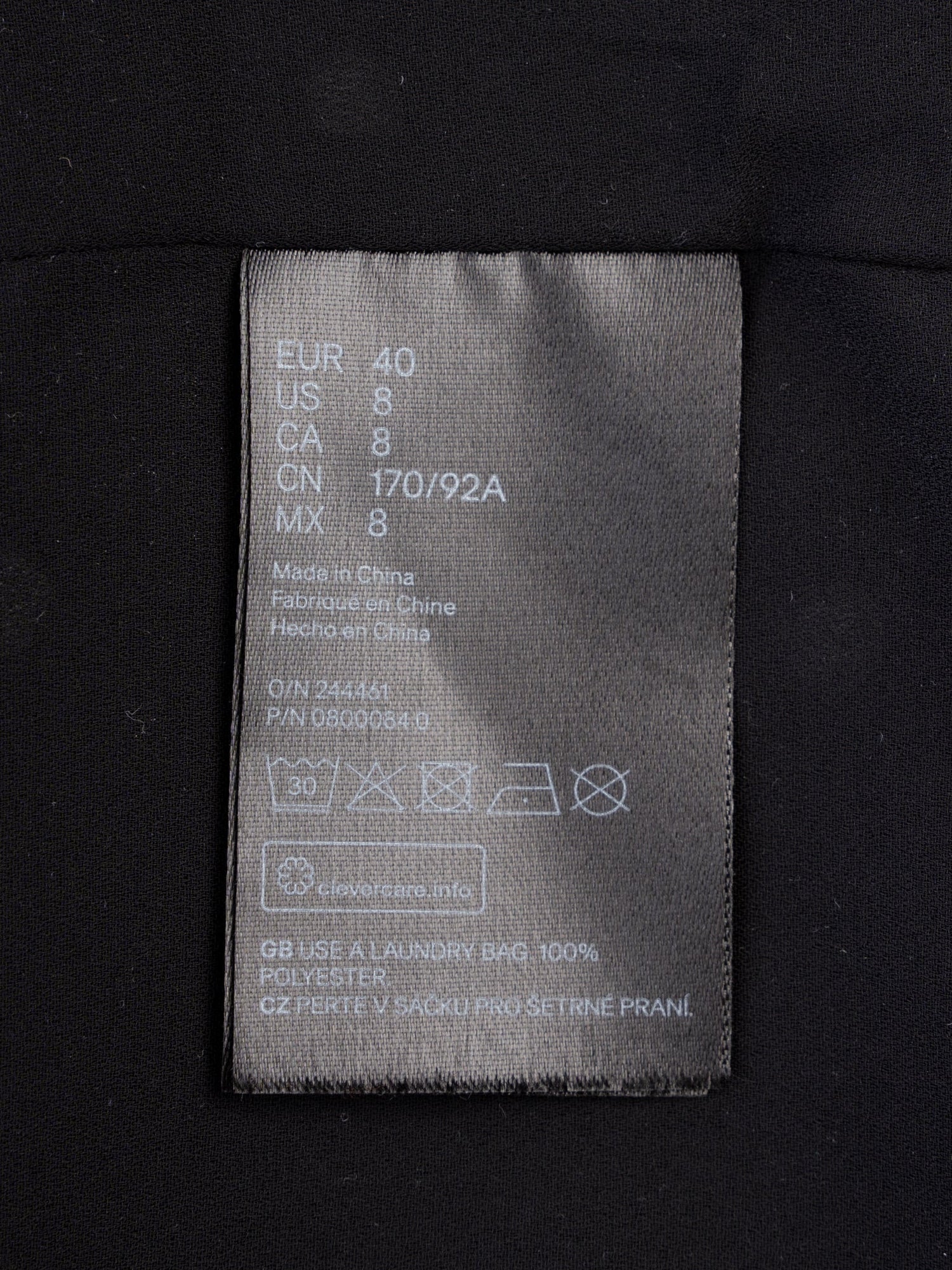 Good H&M Giambattista Black Sleeveless Dress with Sequins Size M