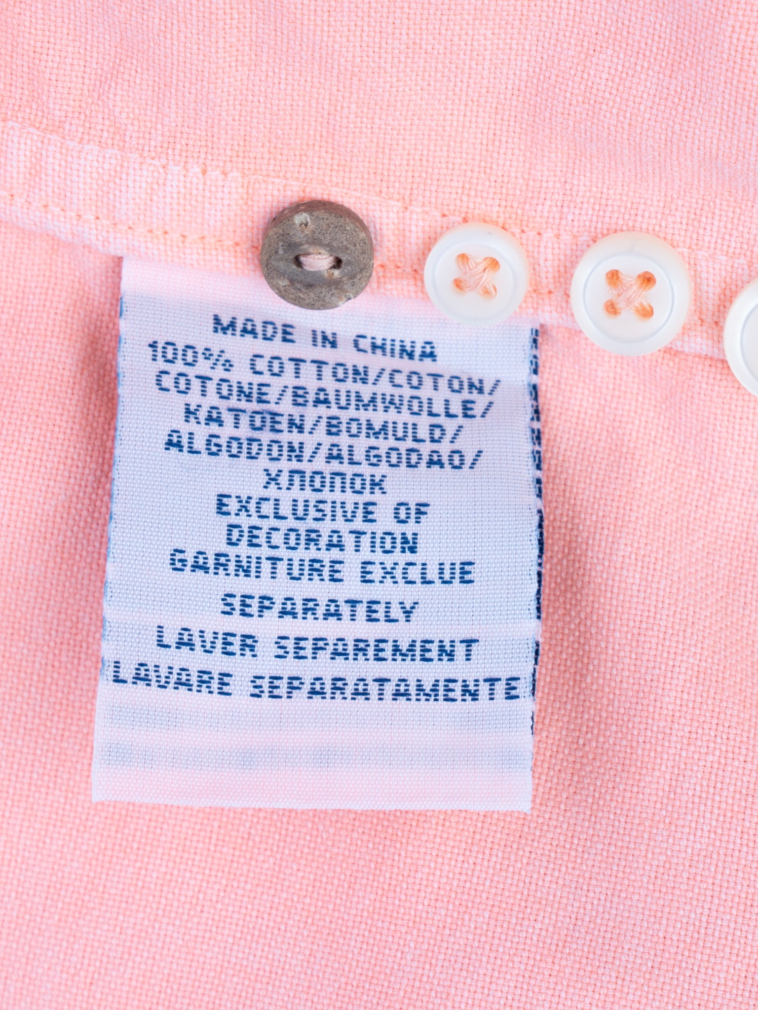 Excellent Polo Ralph Lauren Pink Cotton Shirt Size M Women