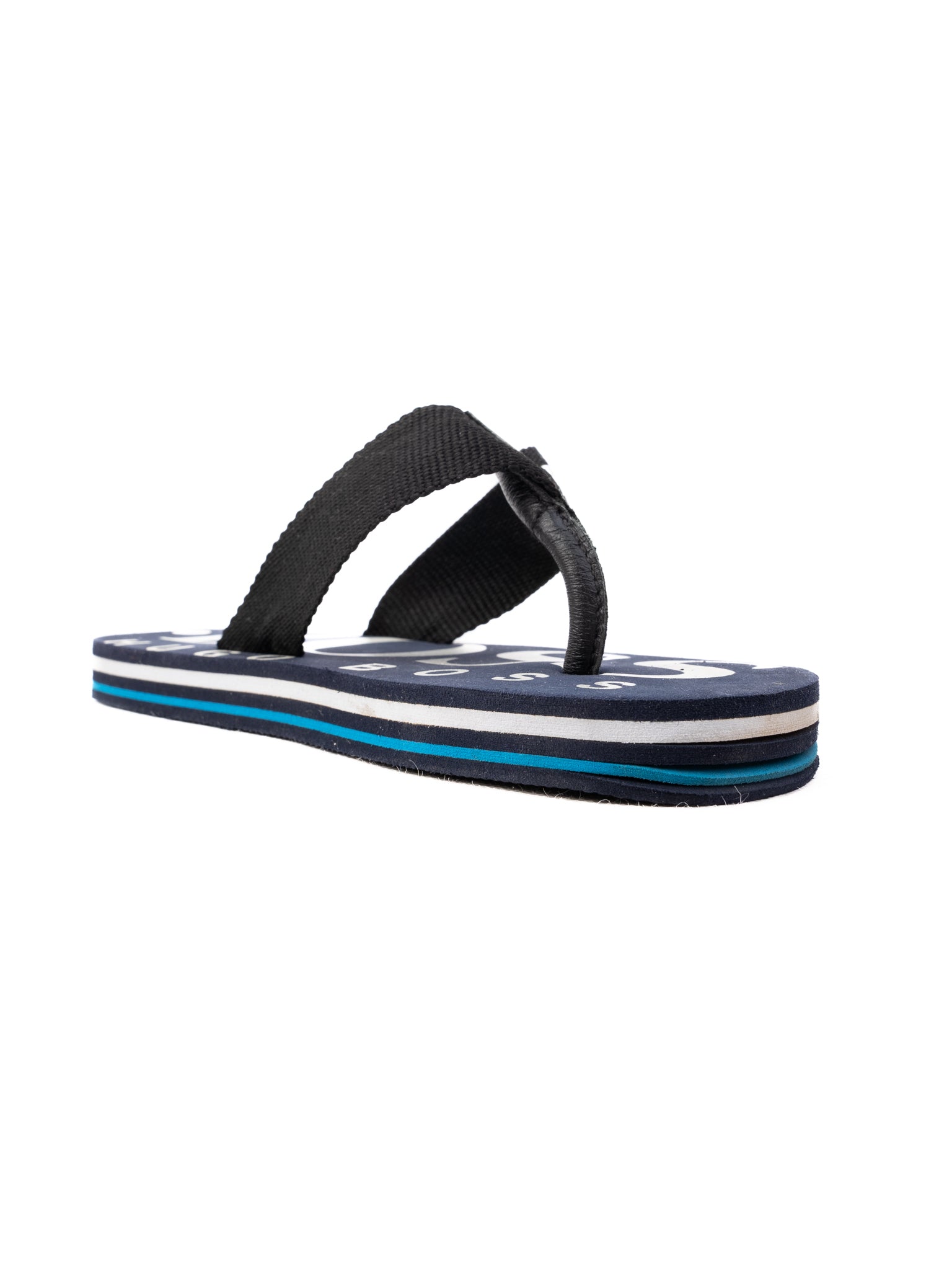 Excellent Hugo Boss Blue Flip-Flops Size 30 for Kids