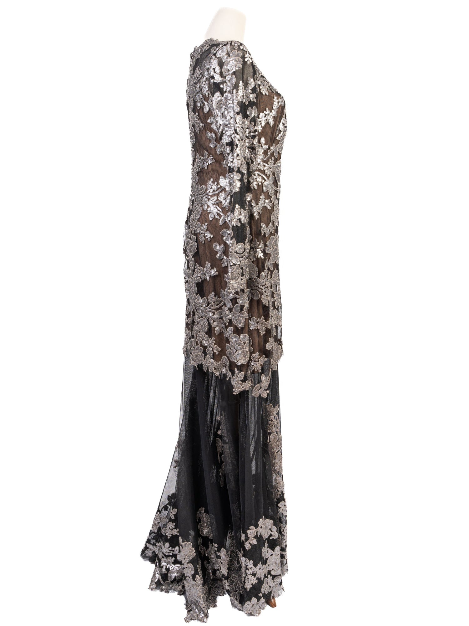 NEW Tadashi Elegant Long Sleeve Dress Combined Size M