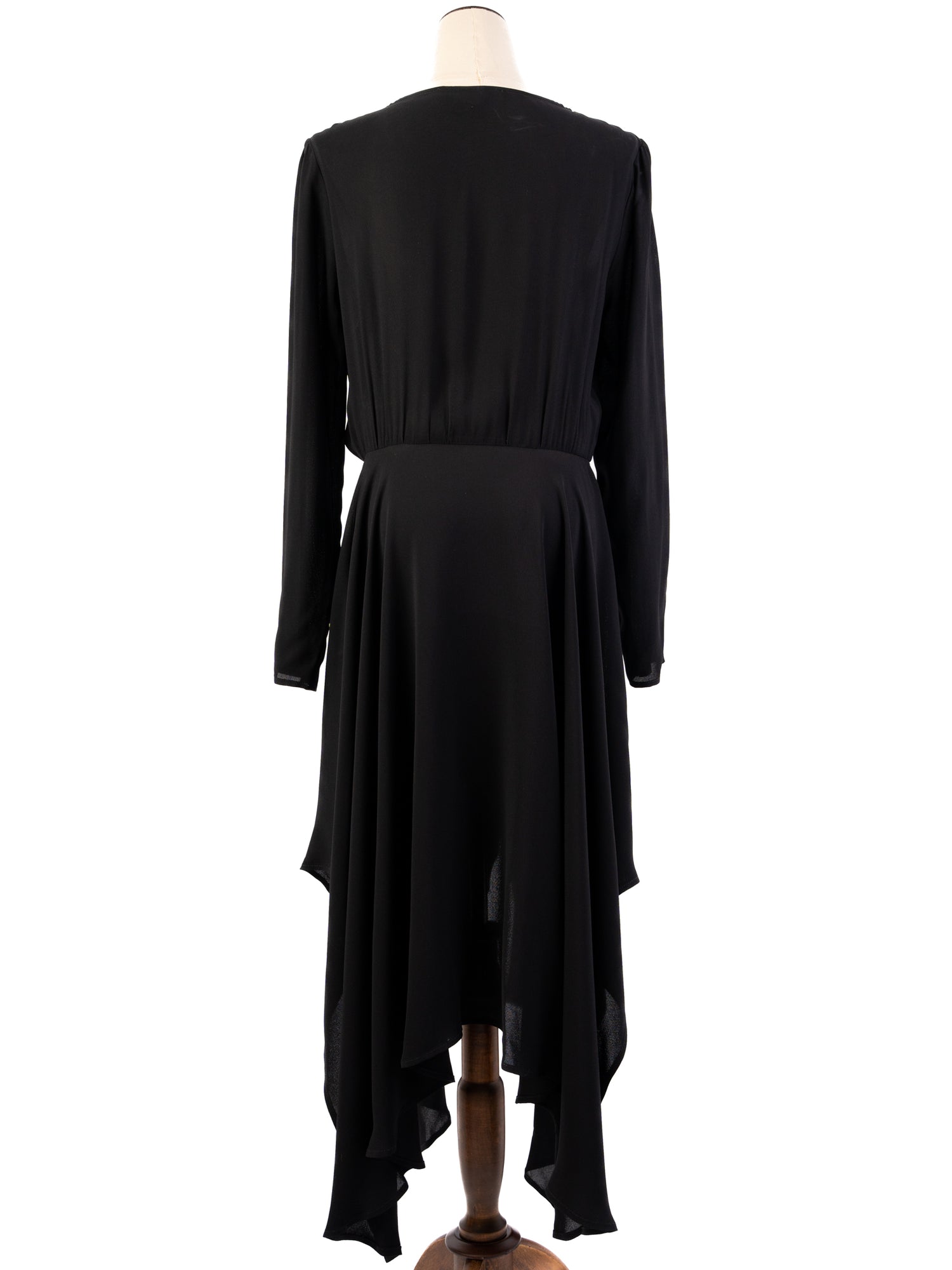 Excellent Elisabetta Franchi Black Viscose Dress Size L