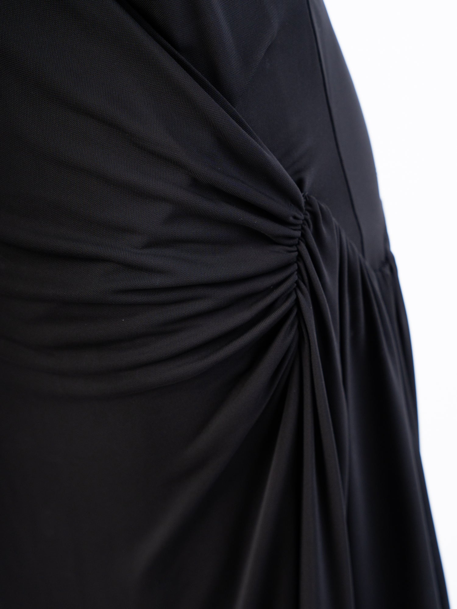 Excellent Gucci Black Sleeveless Dress Size M Viscose Wrap Style
