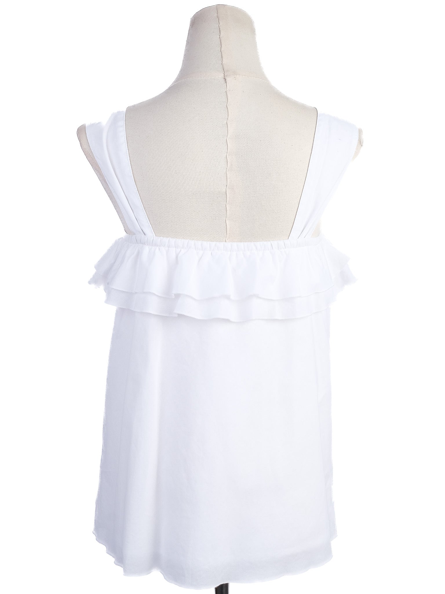 NEW Armani Junior White Cotton Blouse Size 14 for Kids