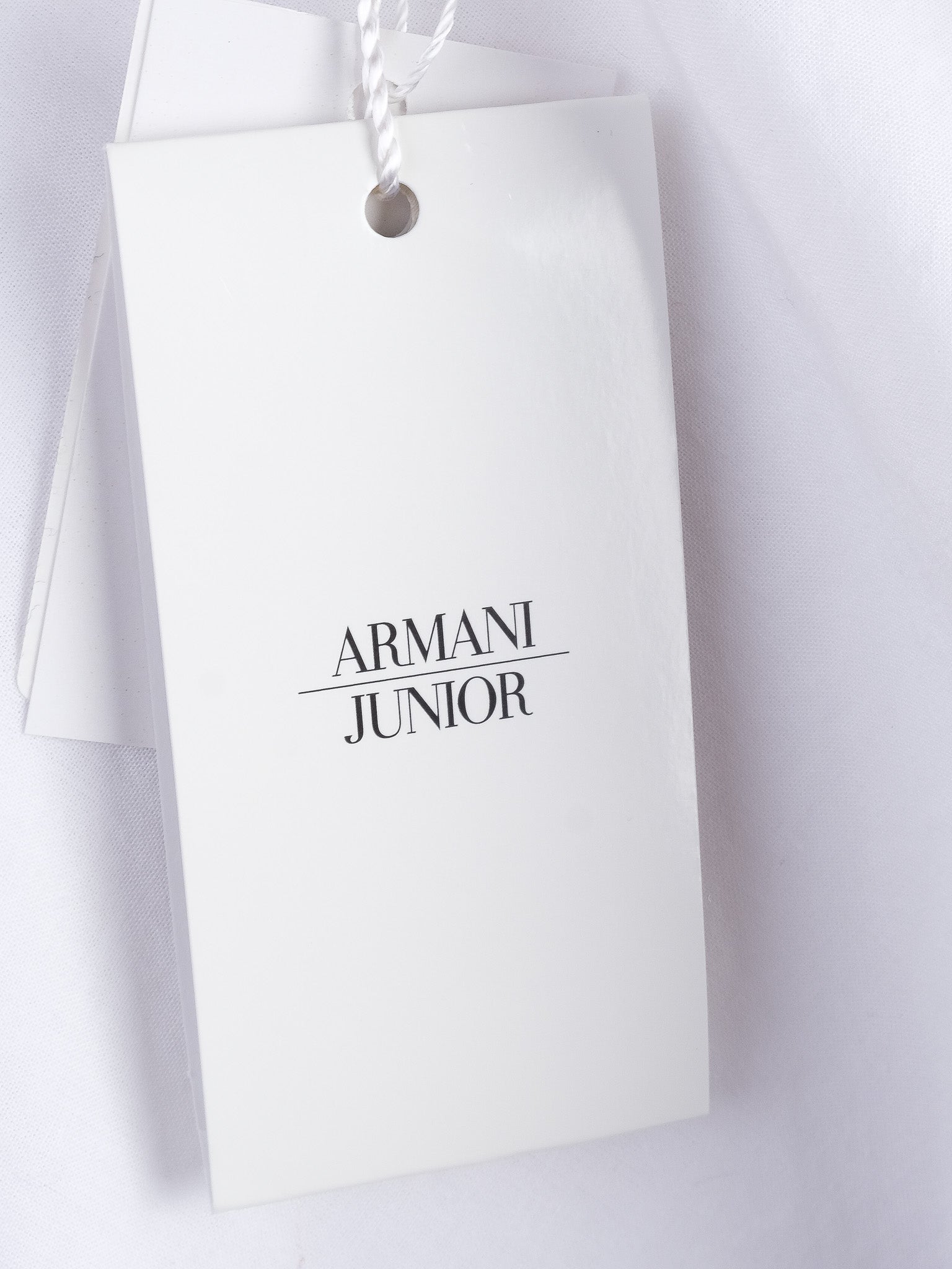NEW Armani Junior White Cotton Blouse Size 14 for Kids