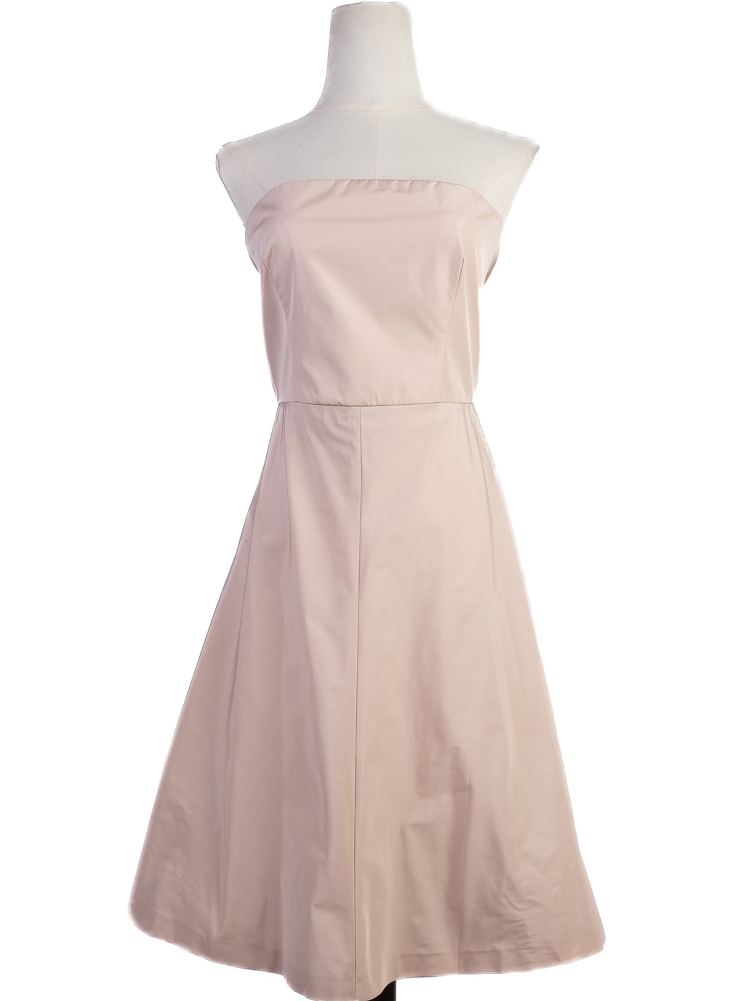 Perfect Valentino Pink Strapless Dress Size S Polyester