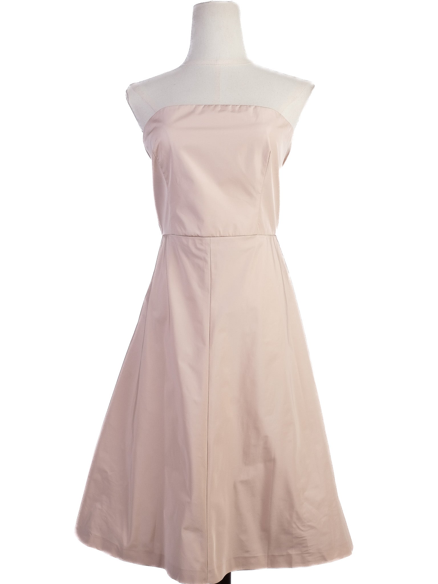 Perfect Valentino Pink Strapless Dress Size S Polyester