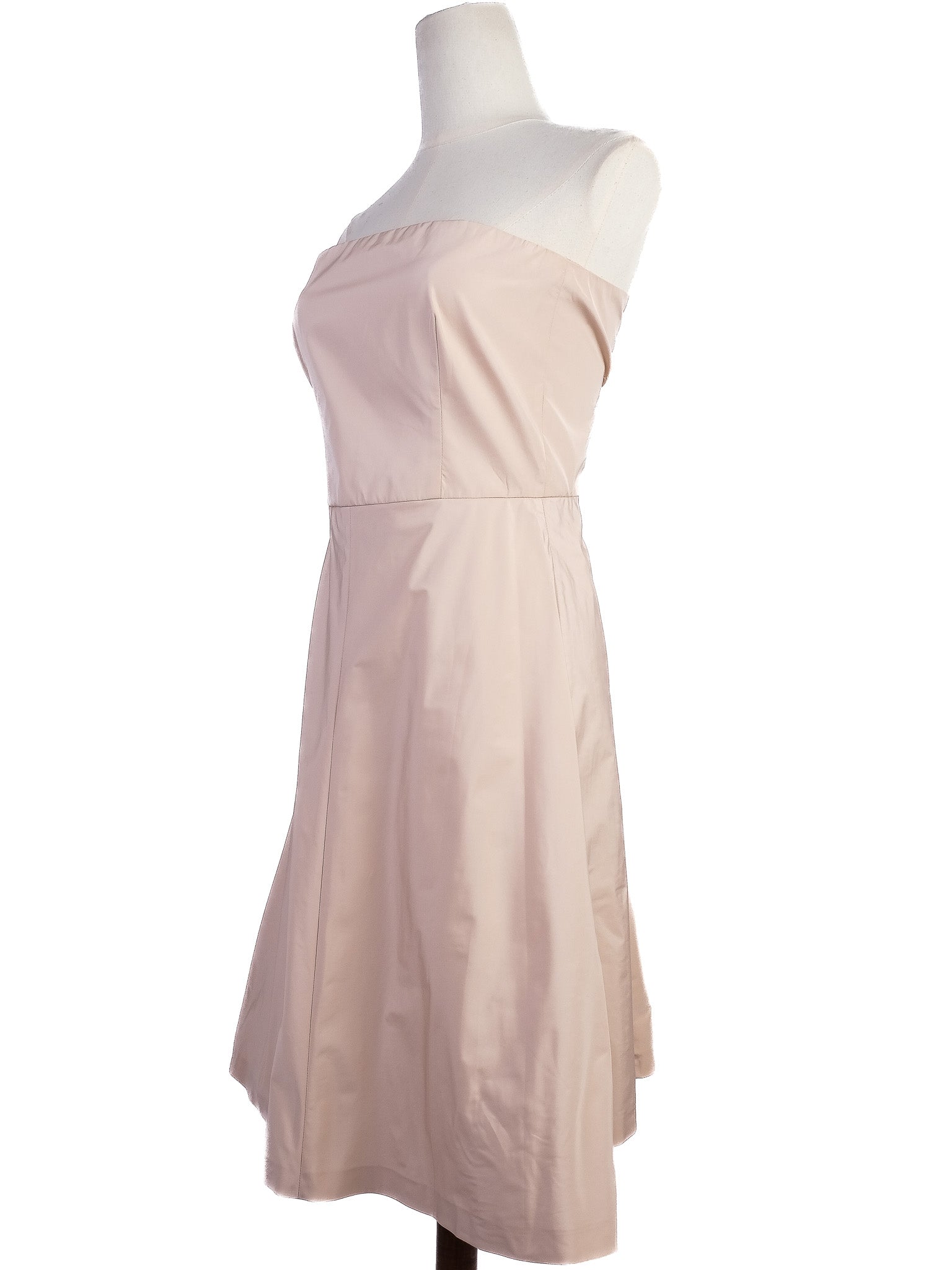 Perfect Valentino Pink Strapless Dress Size S Polyester