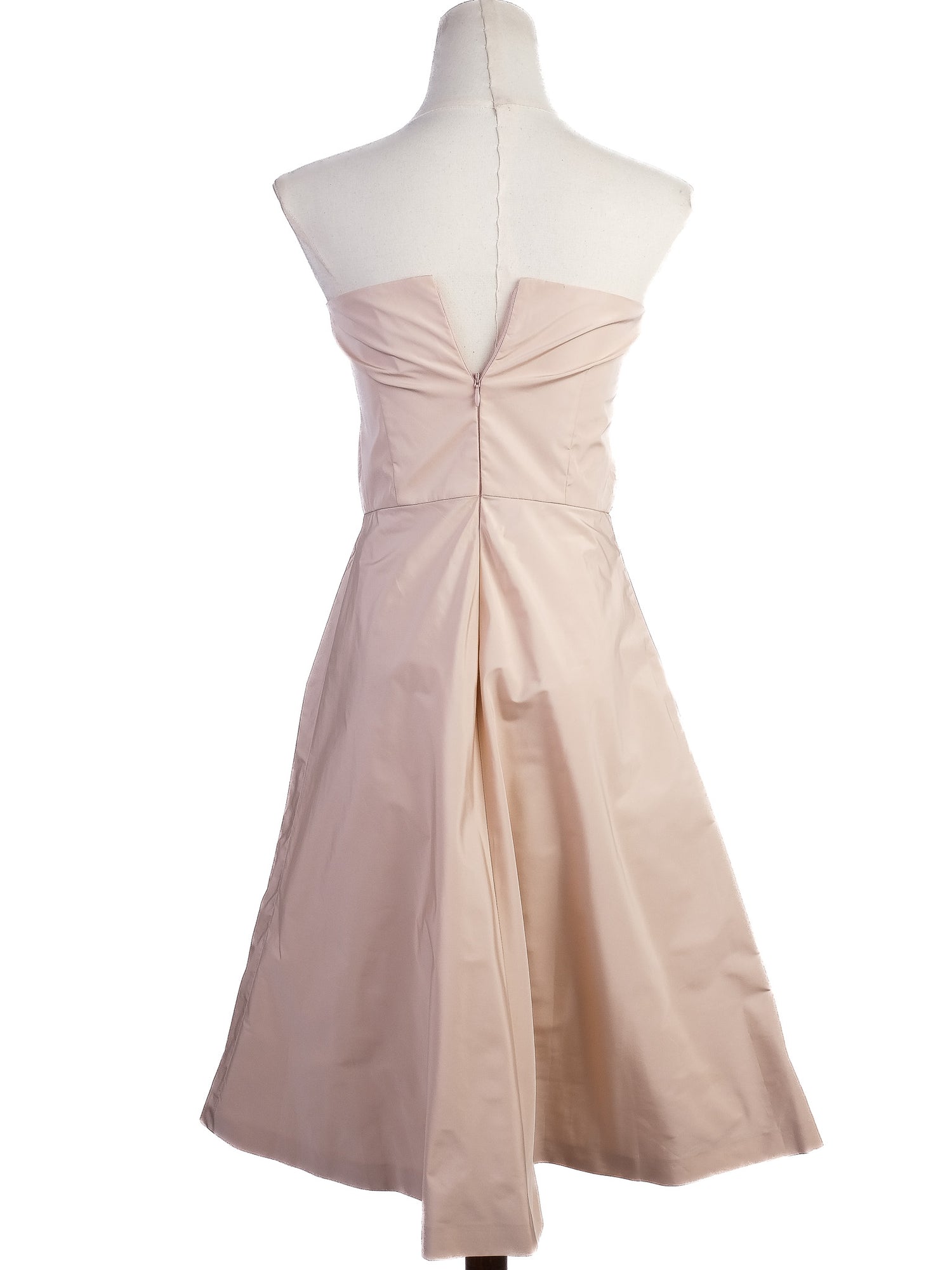 Perfect Valentino Pink Strapless Dress Size S Polyester