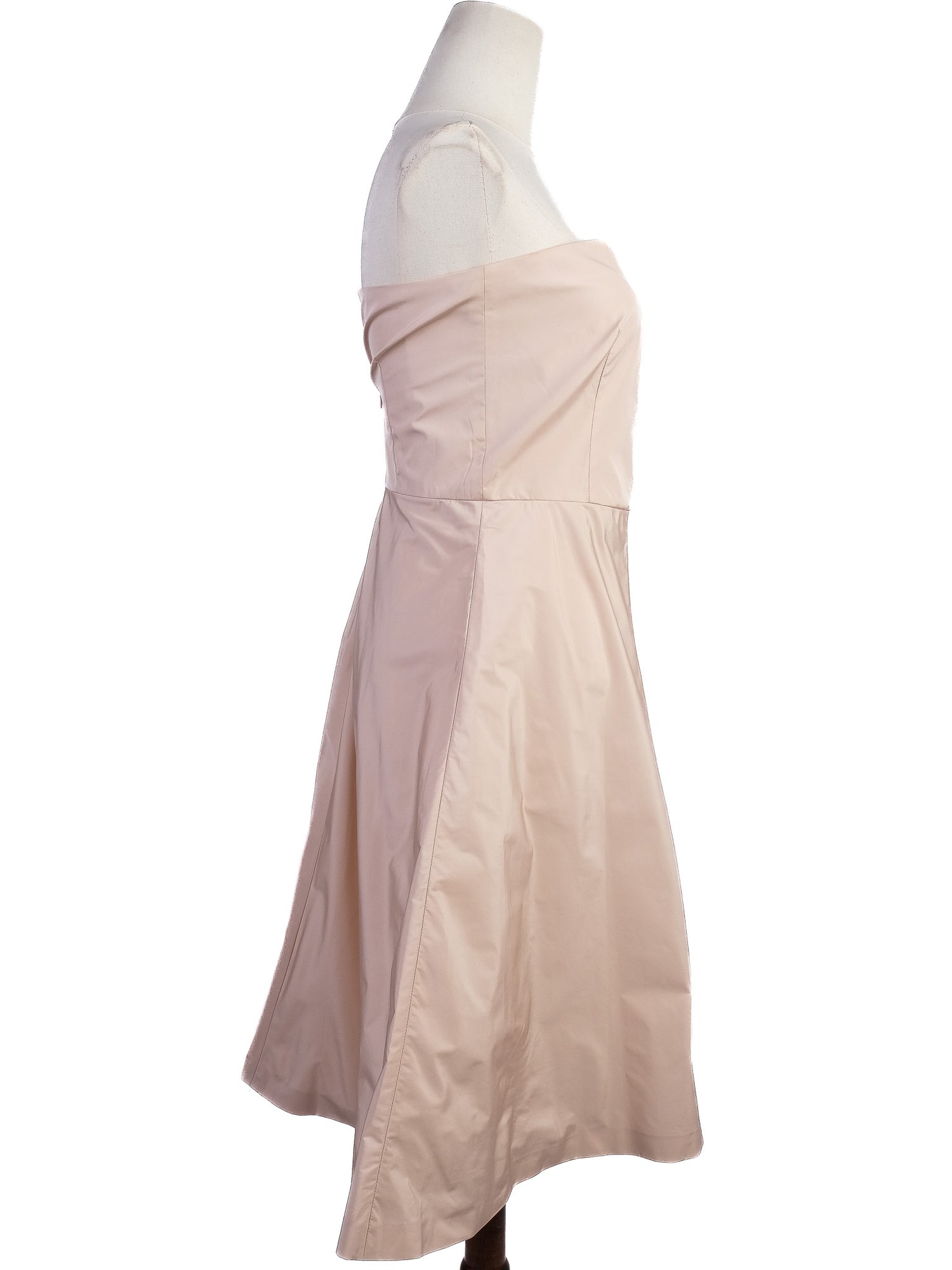 Perfect Valentino Pink Strapless Dress Size S Polyester