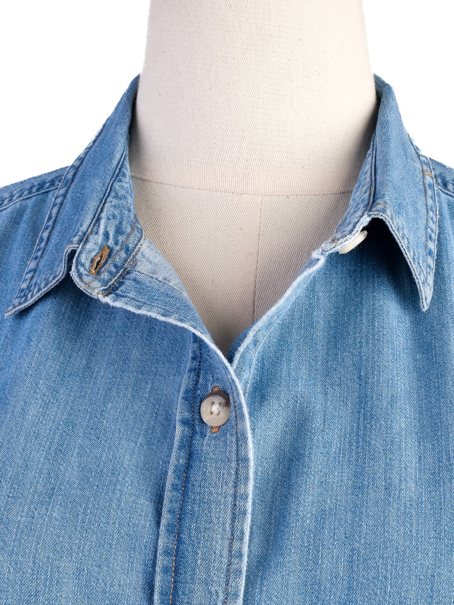 NEW Mih Blue Denim Shirt Women&
