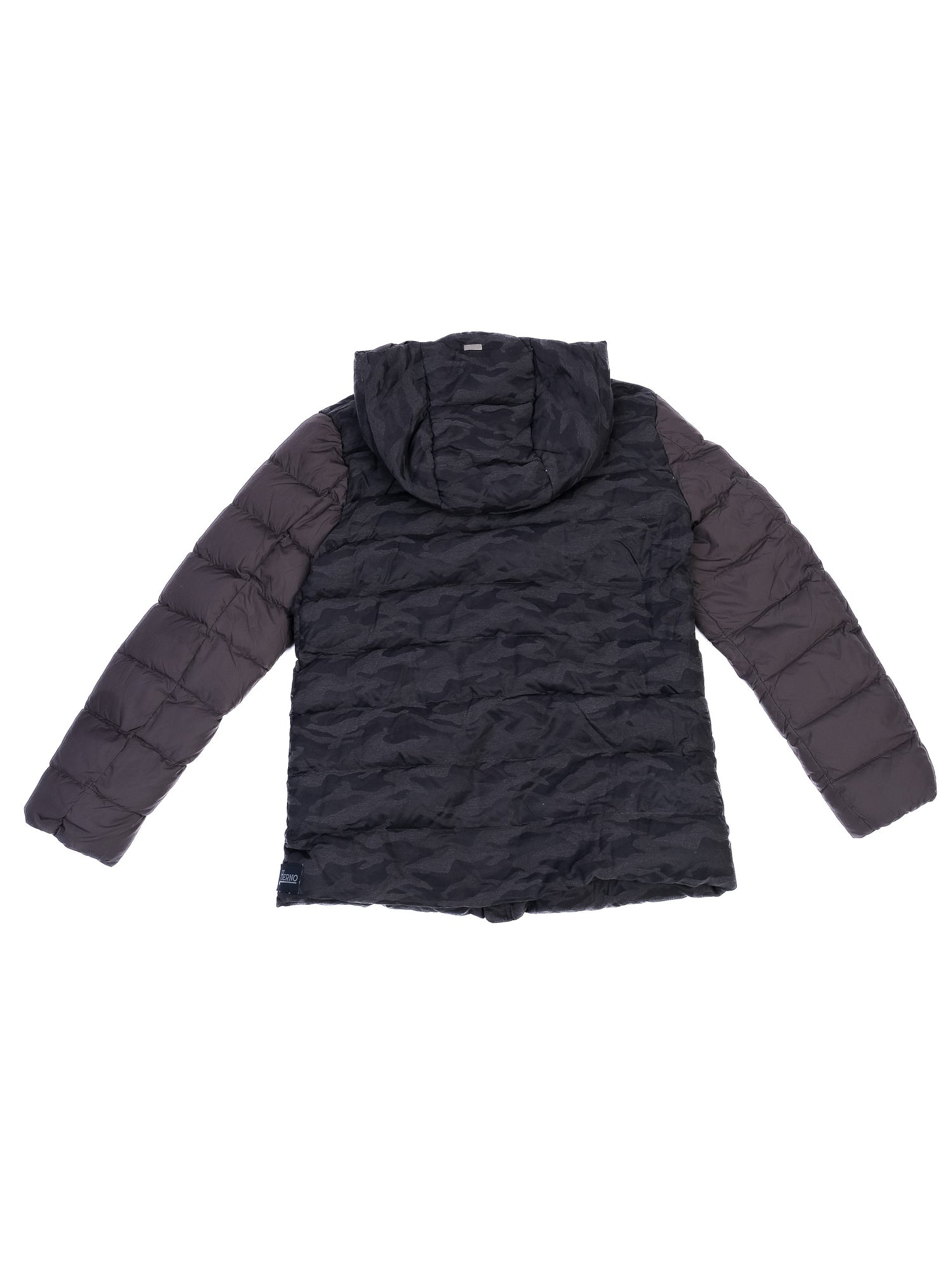 Herno Gray Hooded Jacket for Kids Size 12 Nylon Excellent Condition