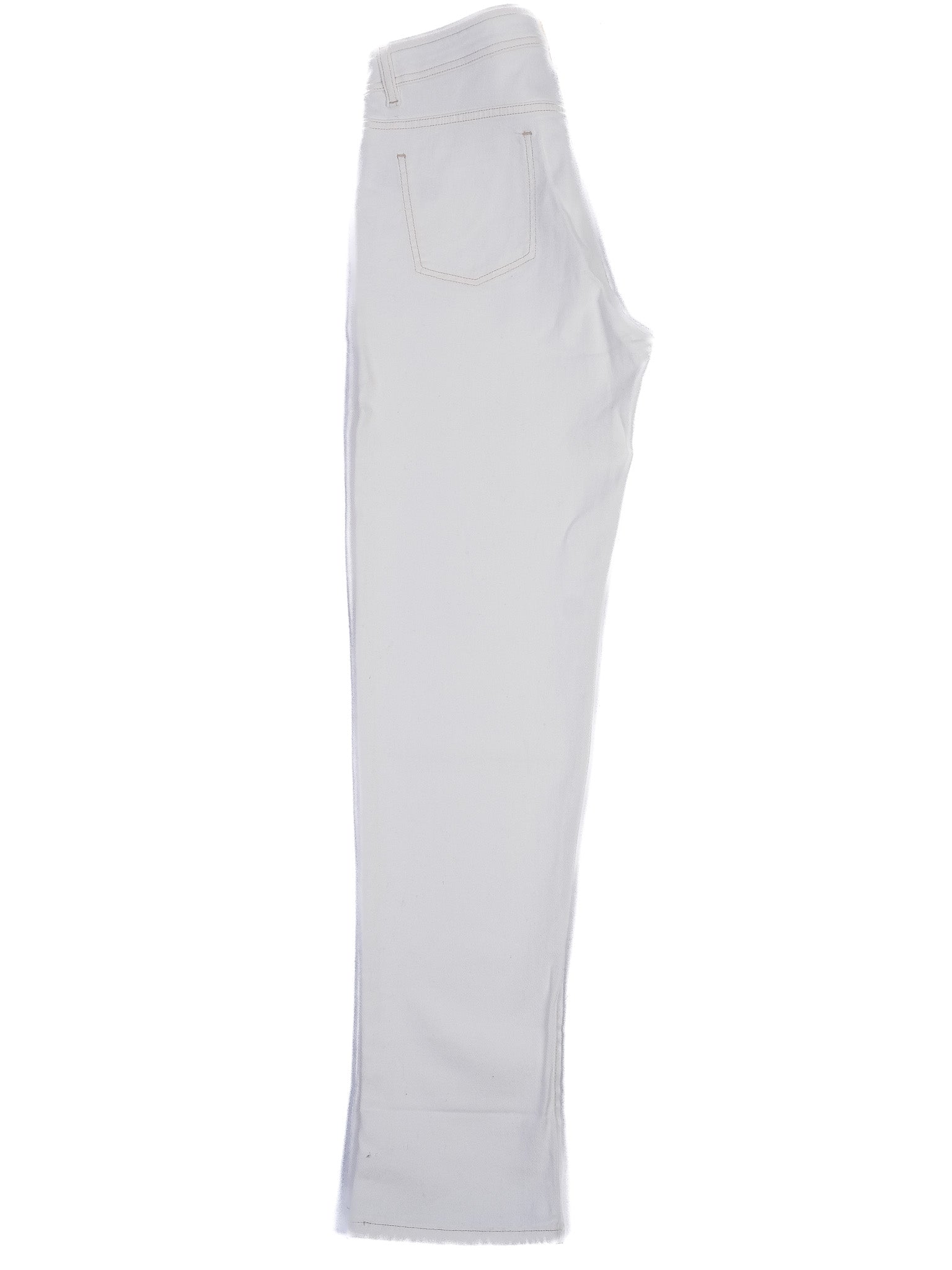 NEW Lorena Antoniazzi White Pants Size M Classic Design