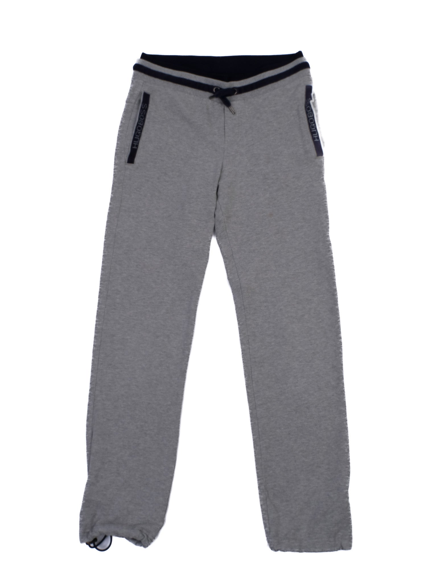 Excellent Hugo Boss Gray Cotton Hoodie & Jogger Set Size 12 for Kids