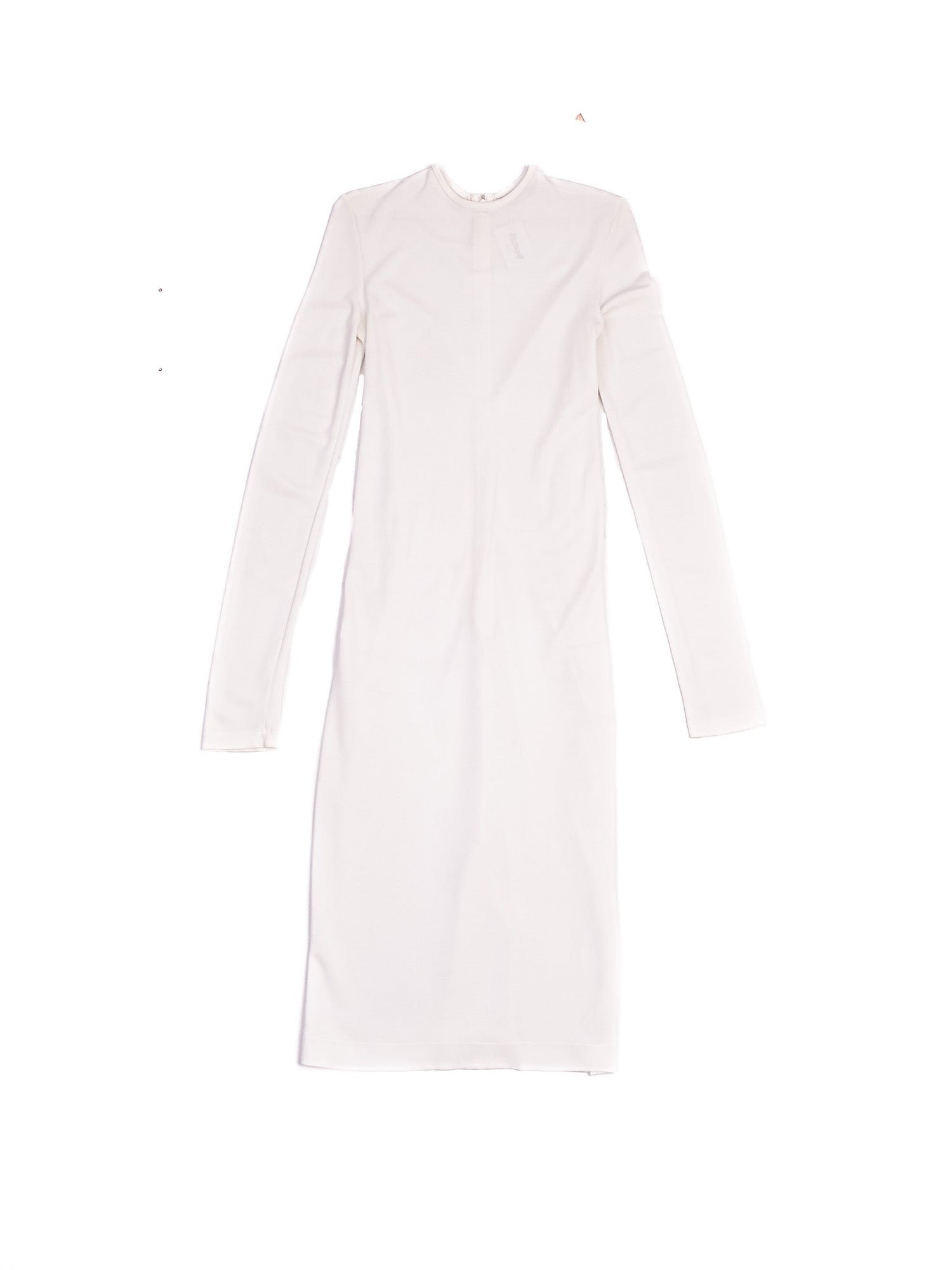 Excellent Givenchy White Long-Sleeved Dress Size S Viscose