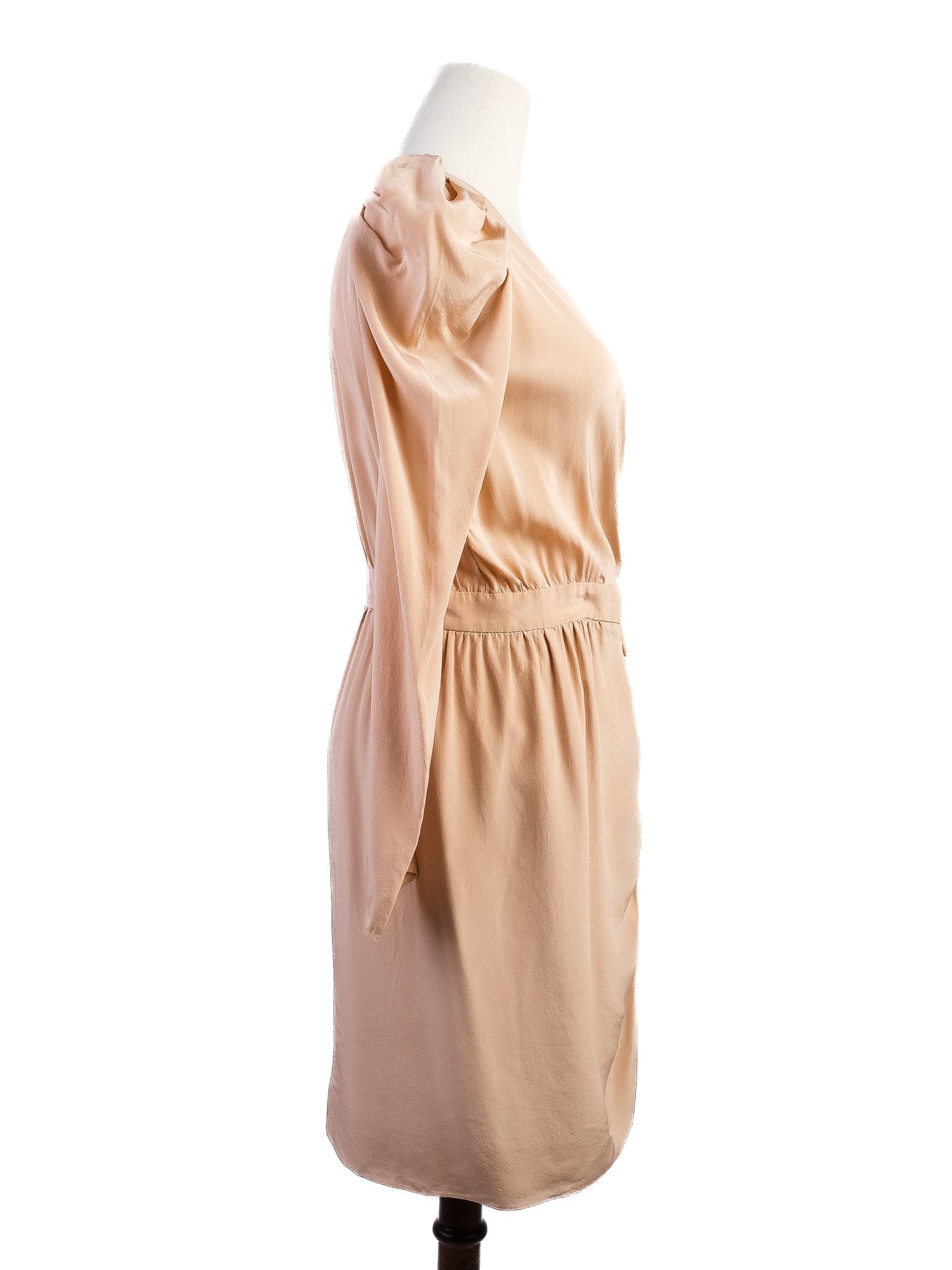 Tara Jarmon White Silk Dress Size M Excellent Condition