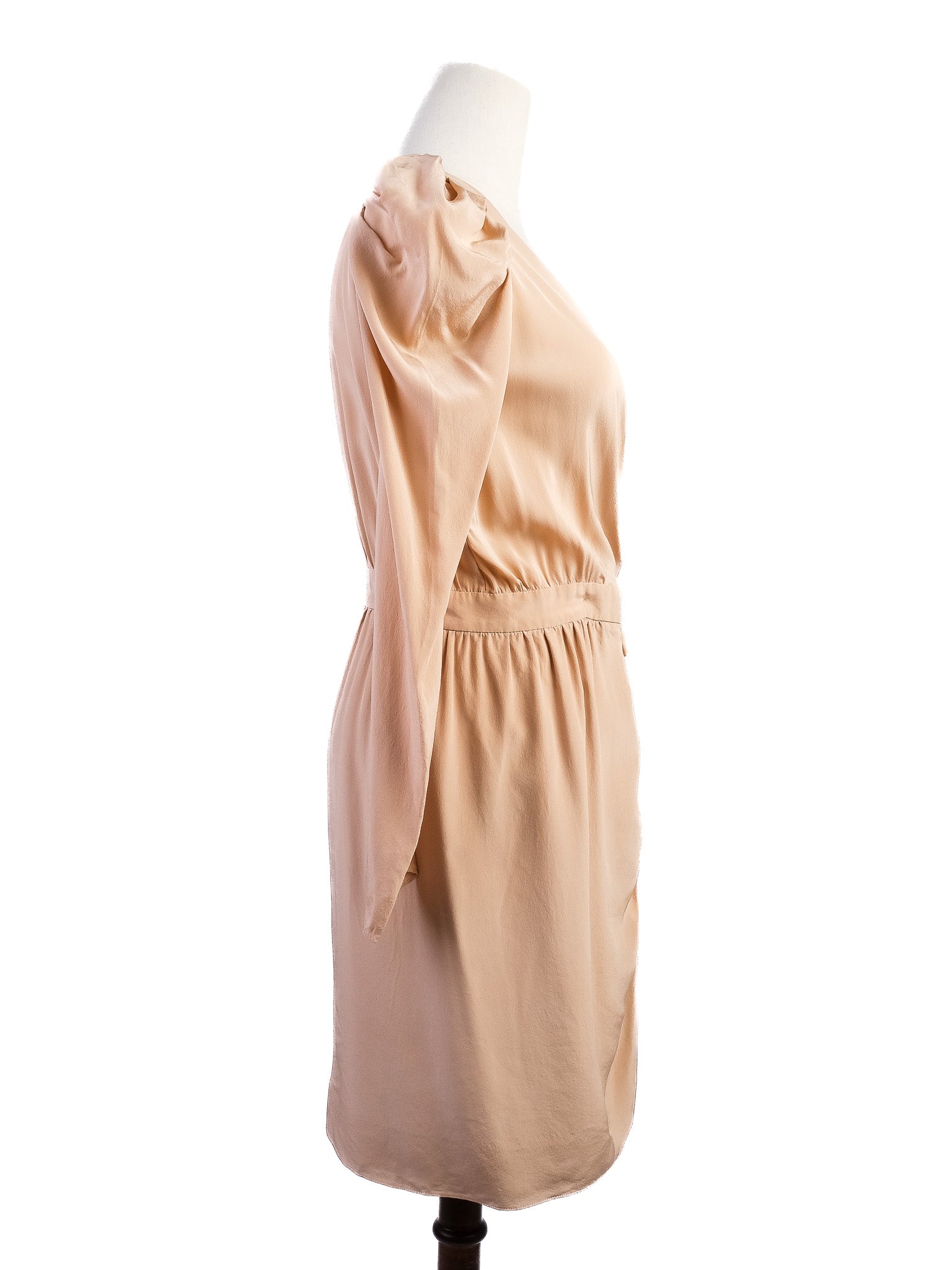 Tara Jarmon White Silk Dress Size M Excellent Condition