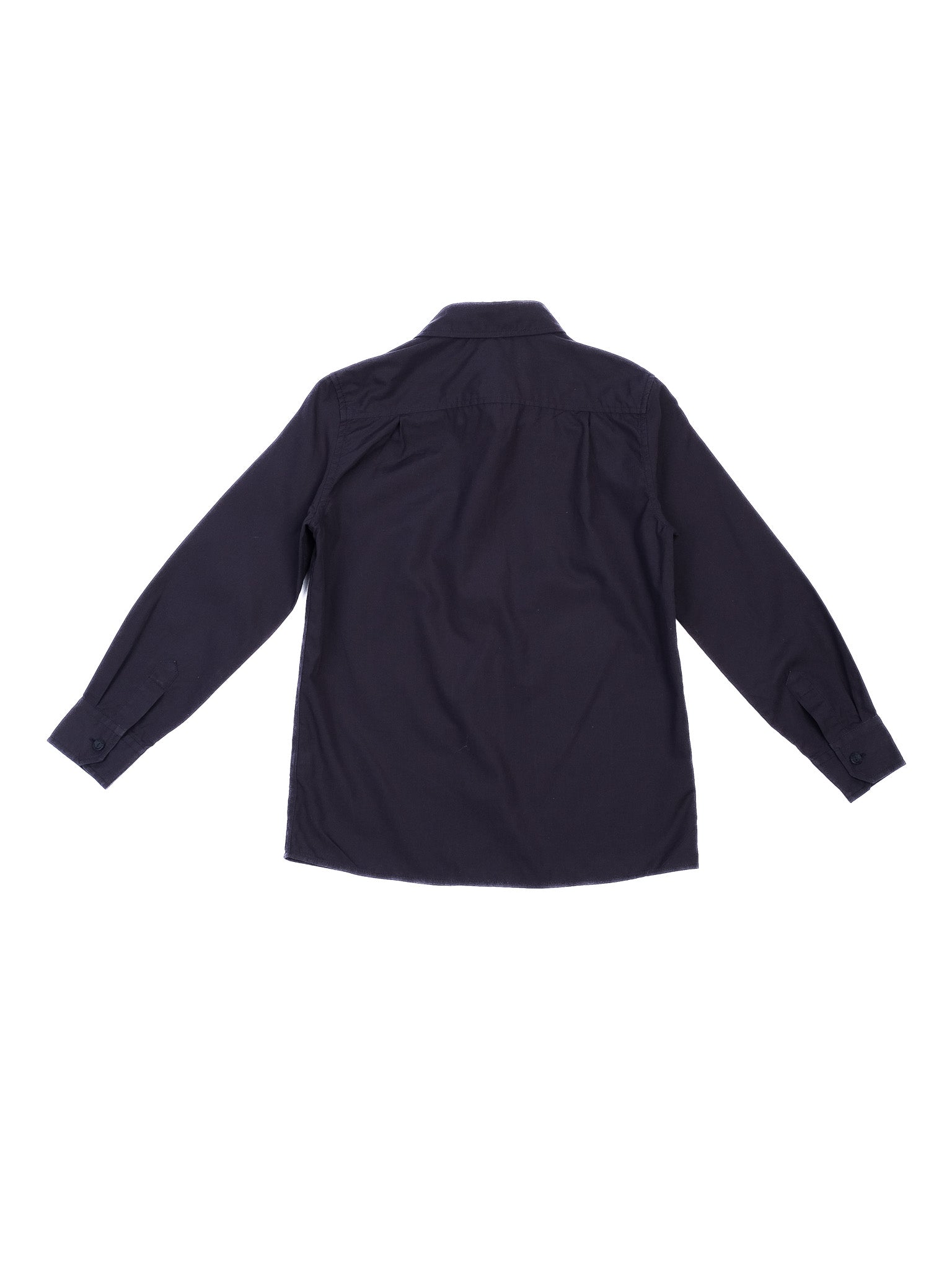 Excellent Dolce Gabbana Blue Cotton Shirt Size 6 for Kids