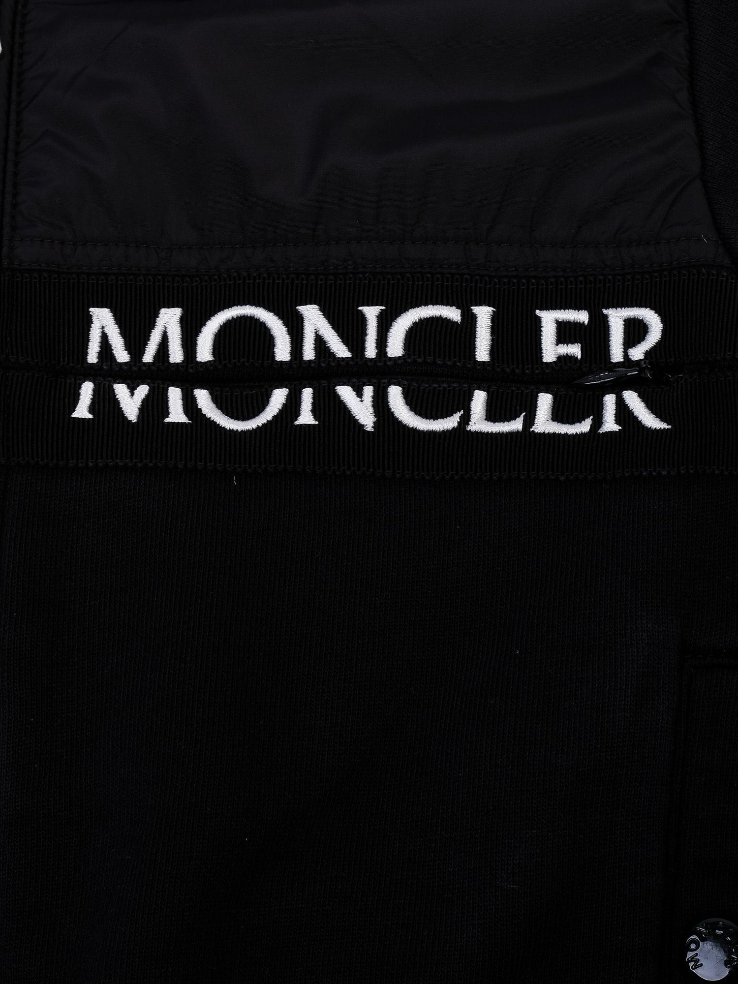 Excellent Moncler Black Cotton Jacket for Kids Size 8
