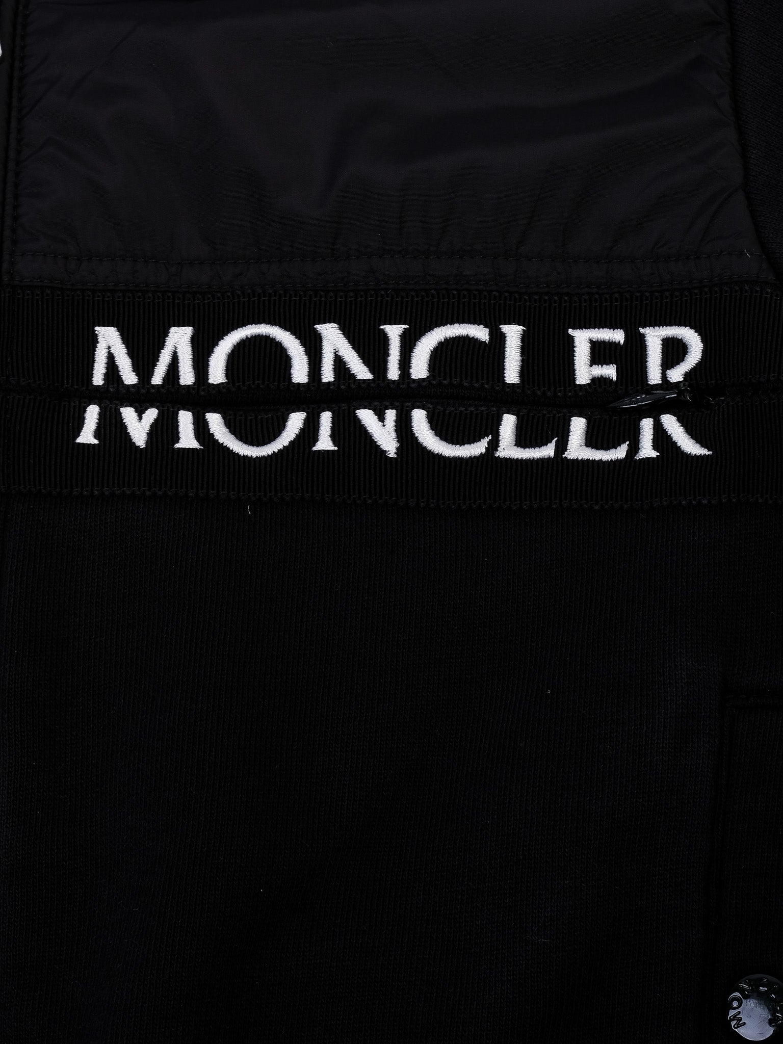 Excellent Moncler Black Cotton Jacket for Kids Size 8