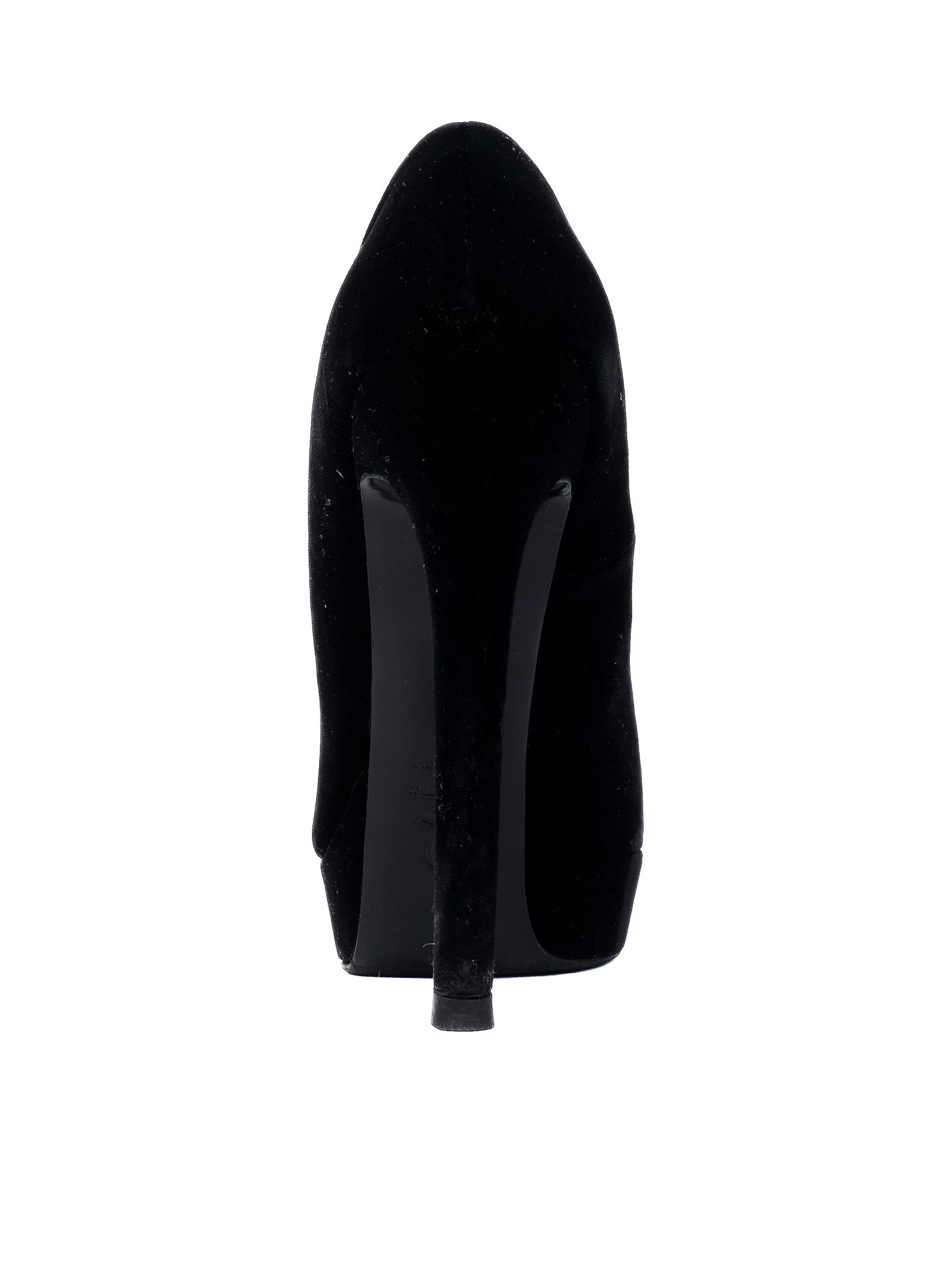 Excellent Alexander McQueen Black Leather Stiletto Pumps Size 38