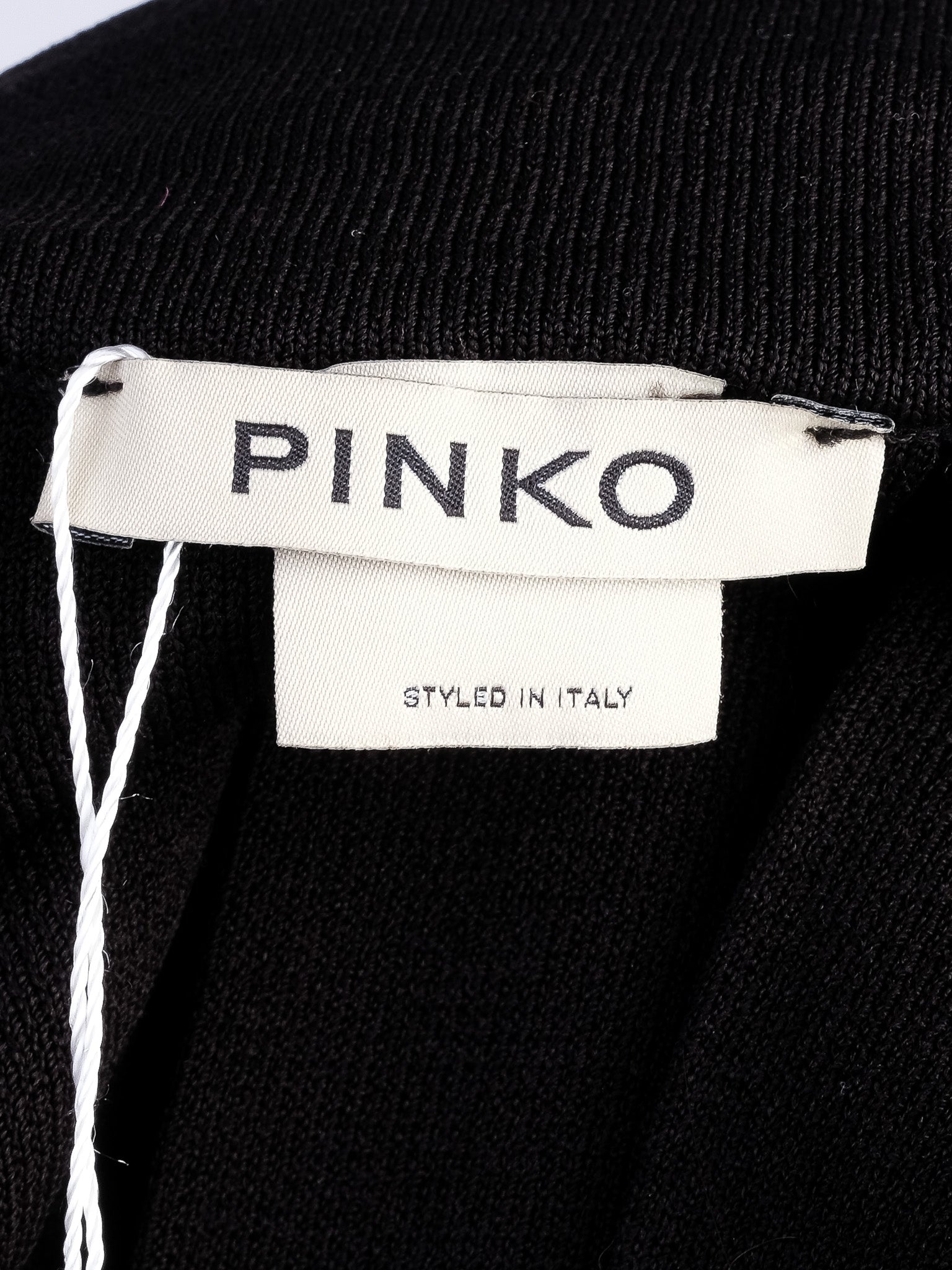 Pinko Black Pleated Skirt Size L Viscose Excellent Condition
