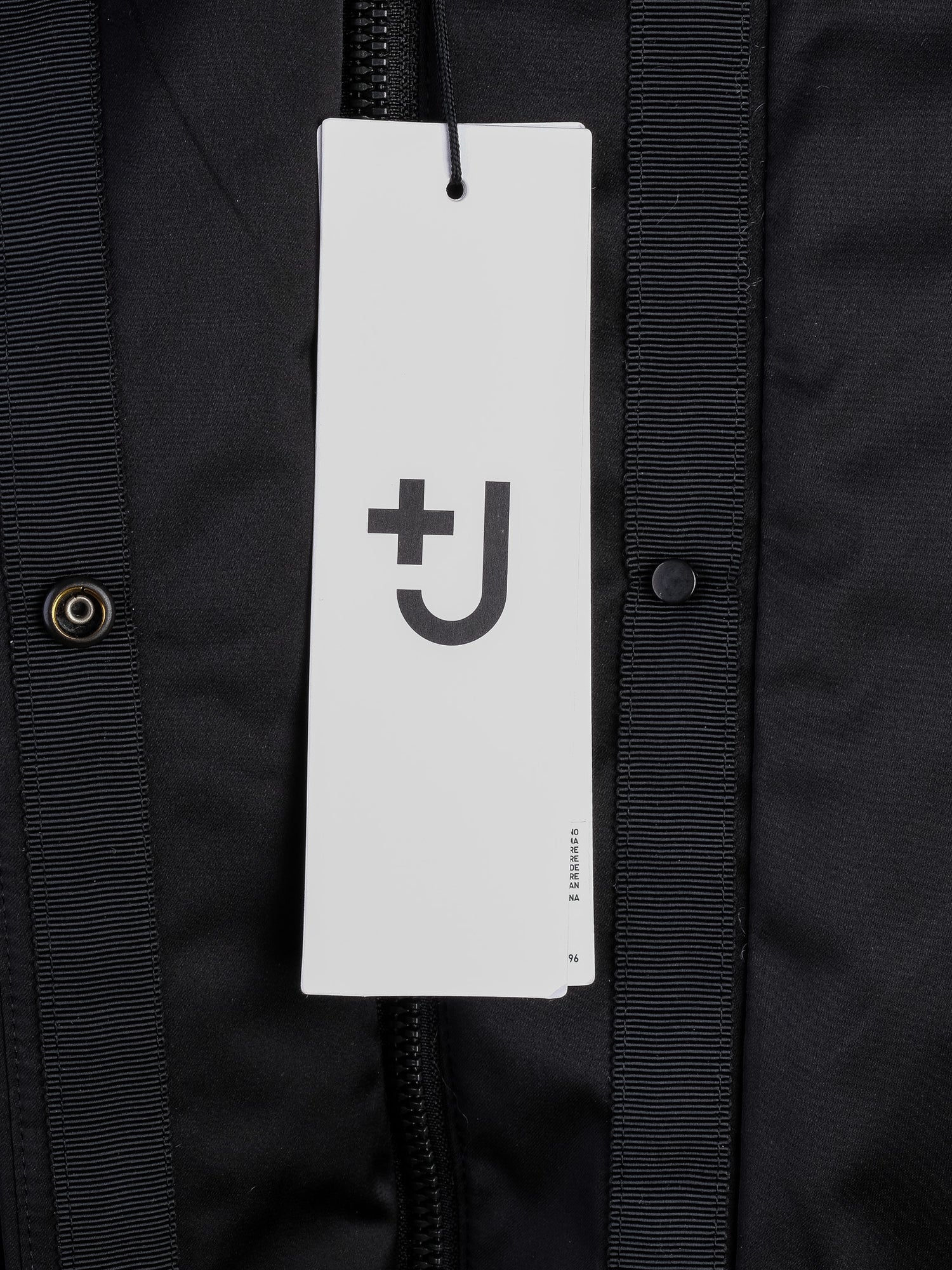 Excellent +J Black Puffer Jacket with Hood for Women - Polyester