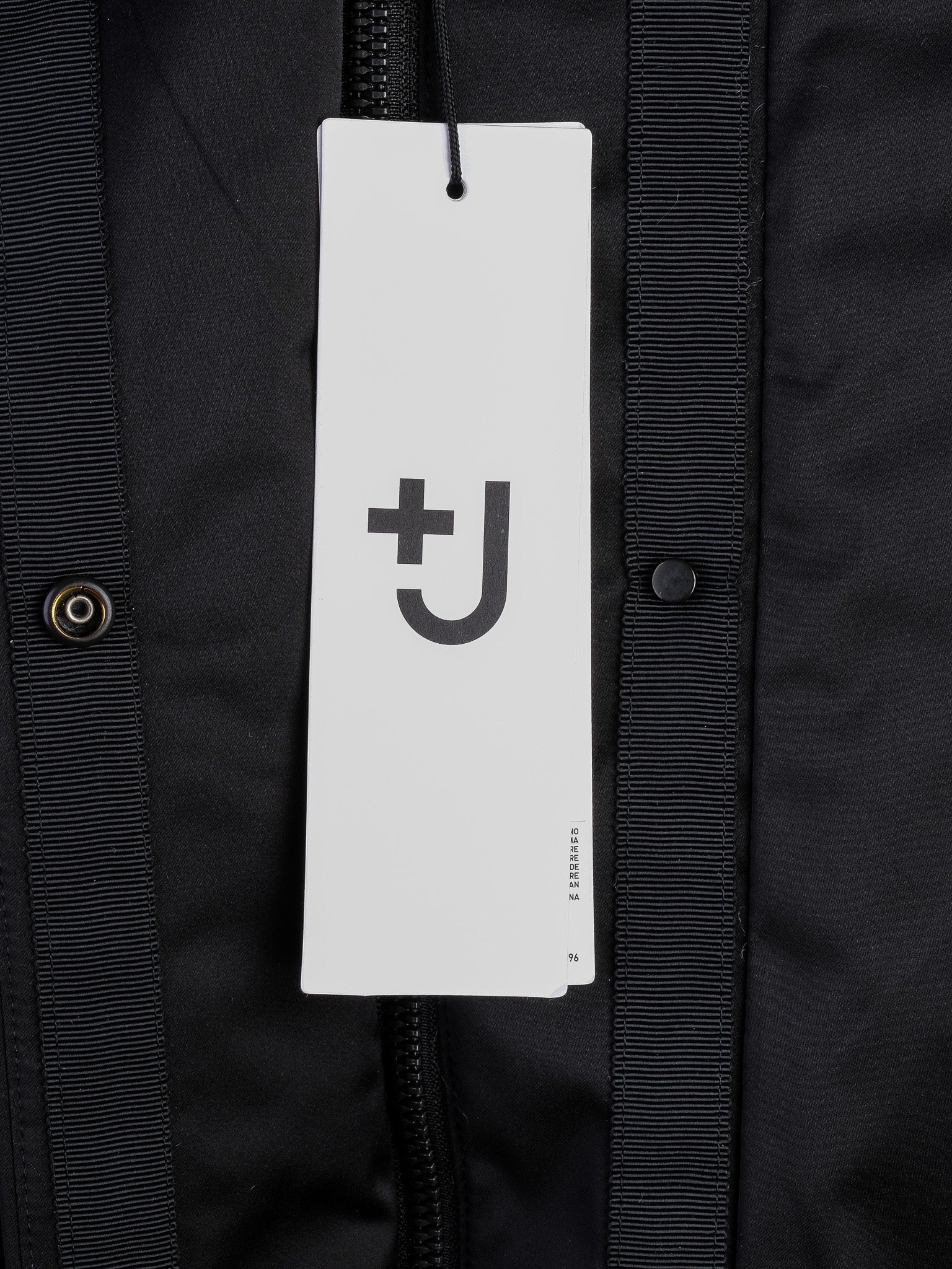 Excellent +J Black Puffer Jacket with Hood for Women - Polyester