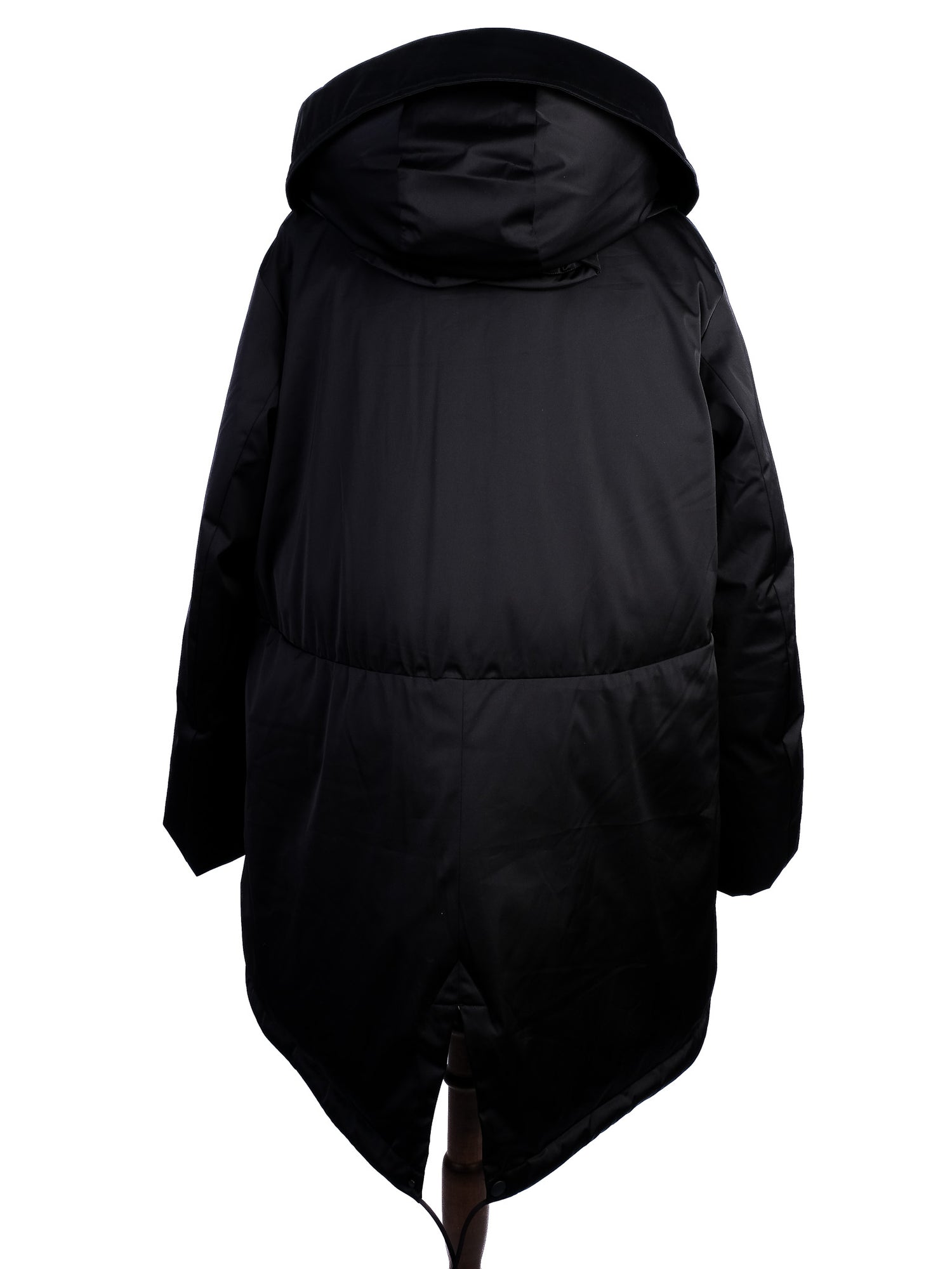 Excellent +J Black Puffer Jacket with Hood for Women - Polyester