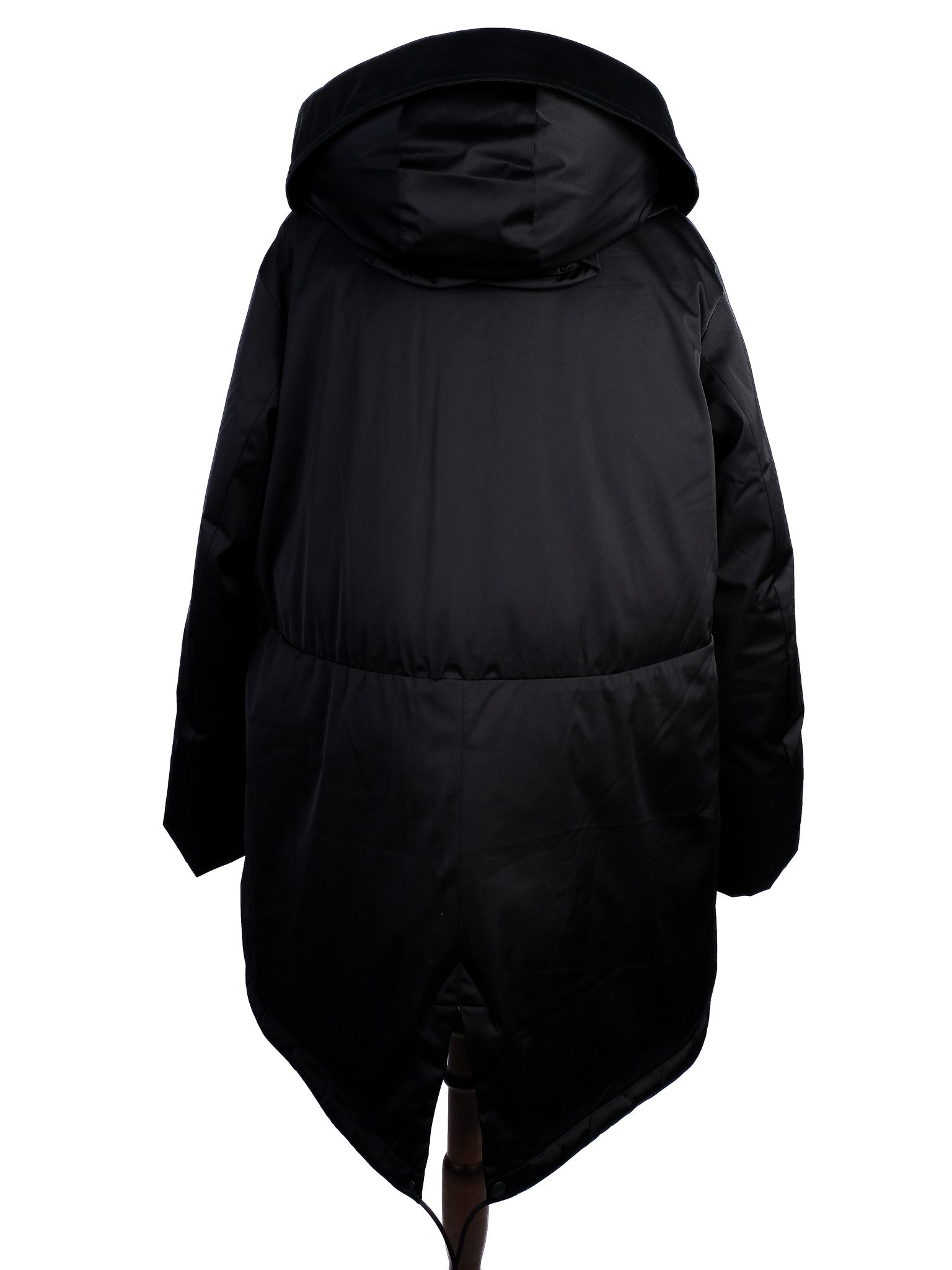 Excellent +J Black Puffer Jacket with Hood for Women - Polyester
