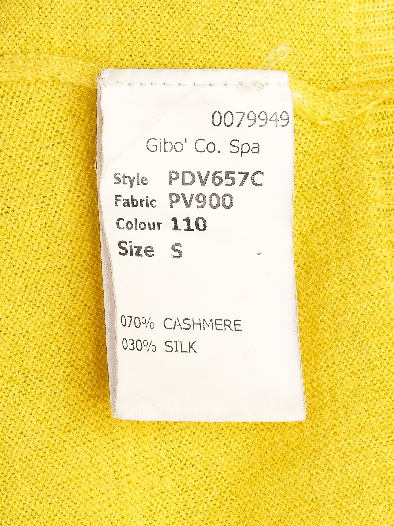 Excellent Paul Smith Yellow Silk Cardigan Women Size S