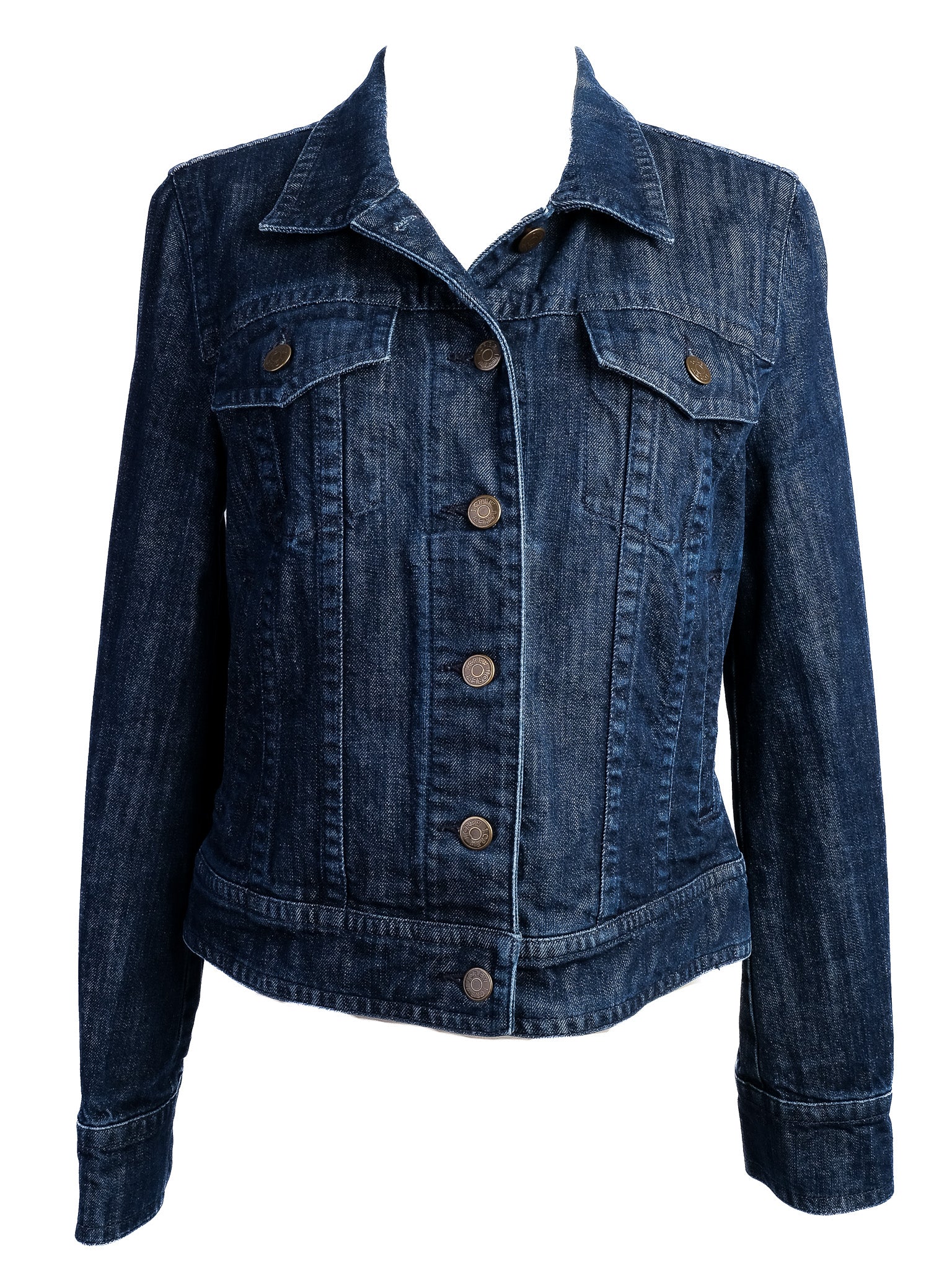 Excellent J. Crew Blue Denim Jacket Size S Women&