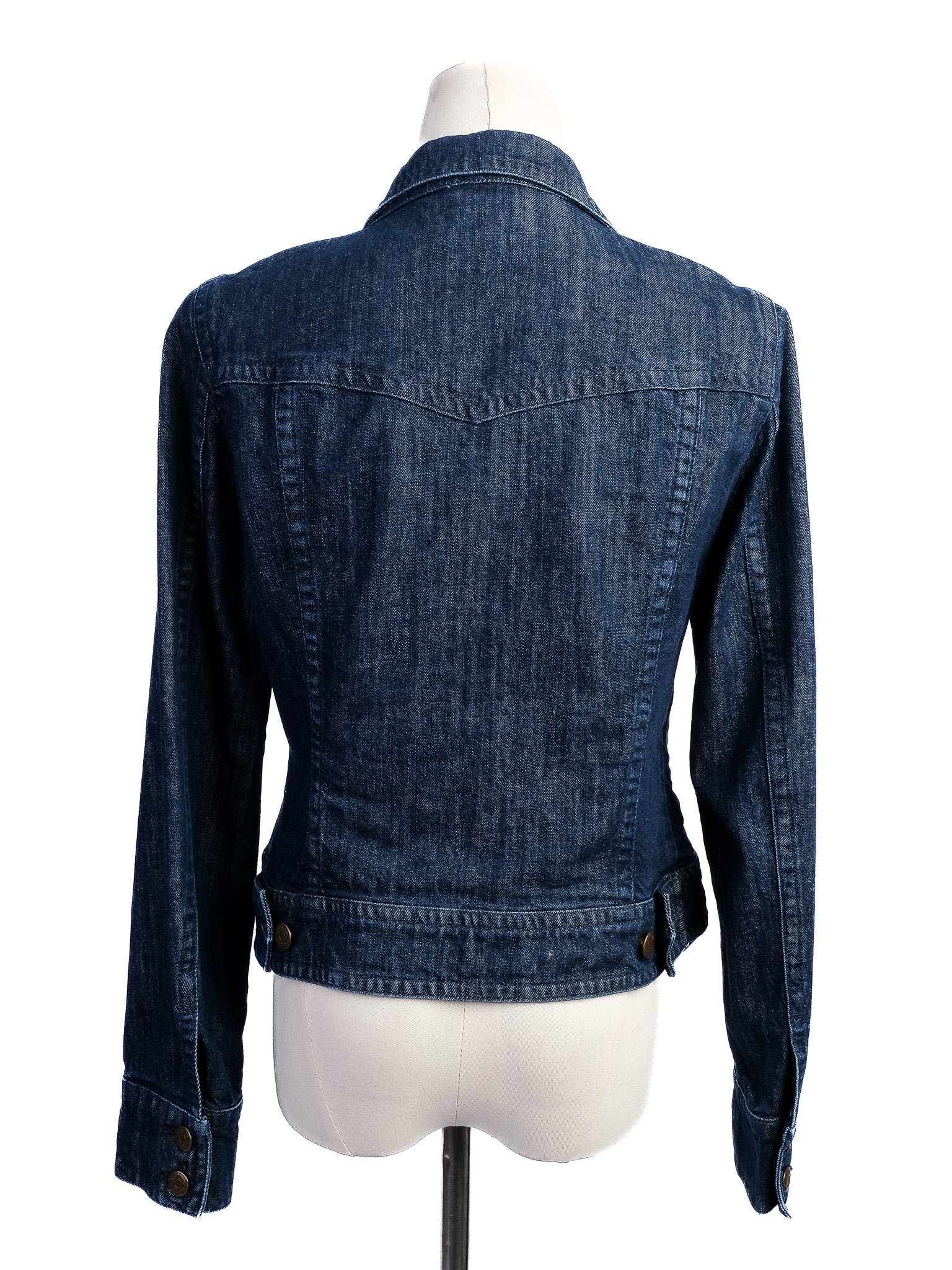 Excellent J. Crew Blue Denim Jacket Size S Women&
