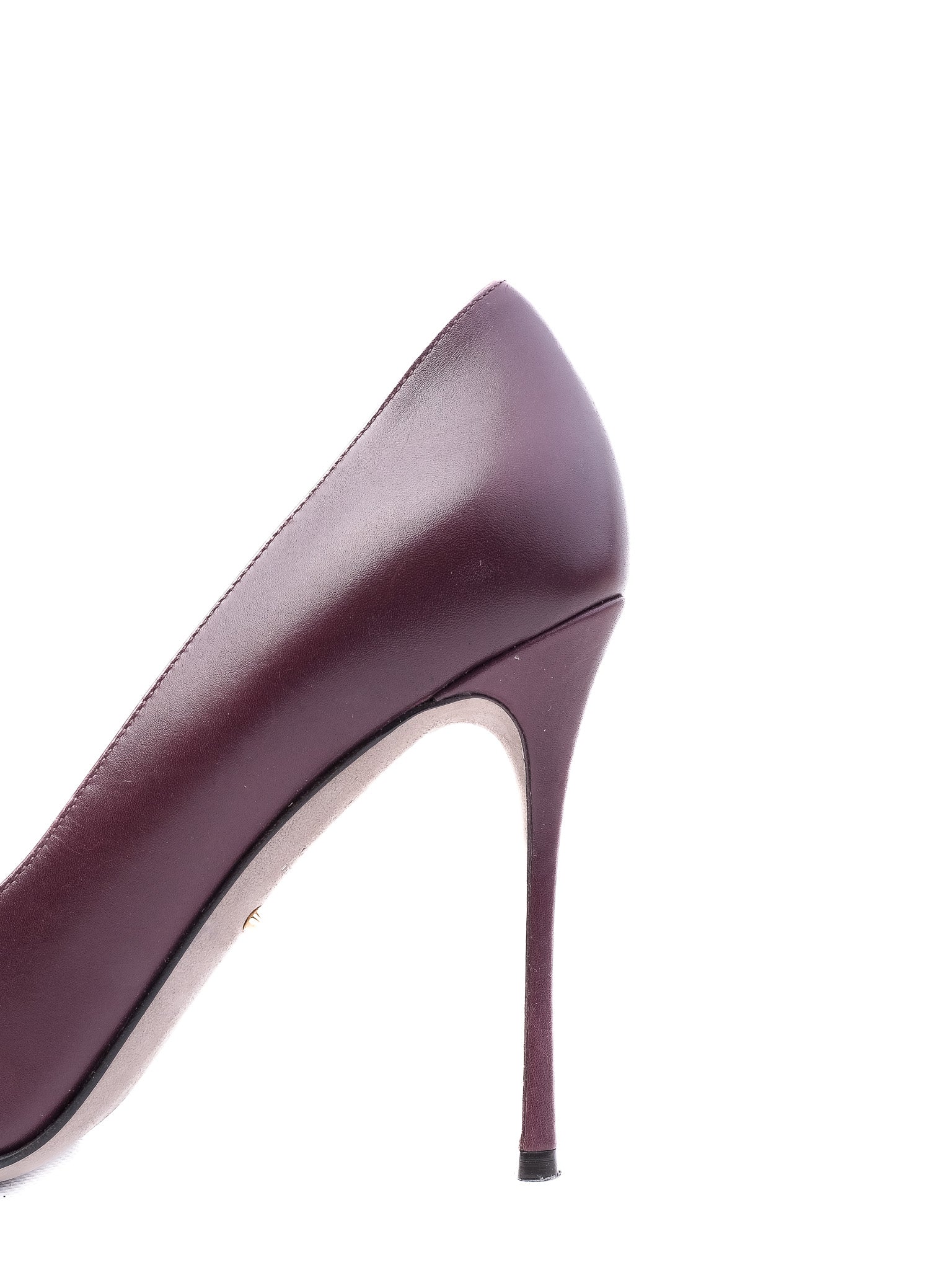 Perfect Sergio Rossi Purple Leather Stiletto Pumps Size N/A