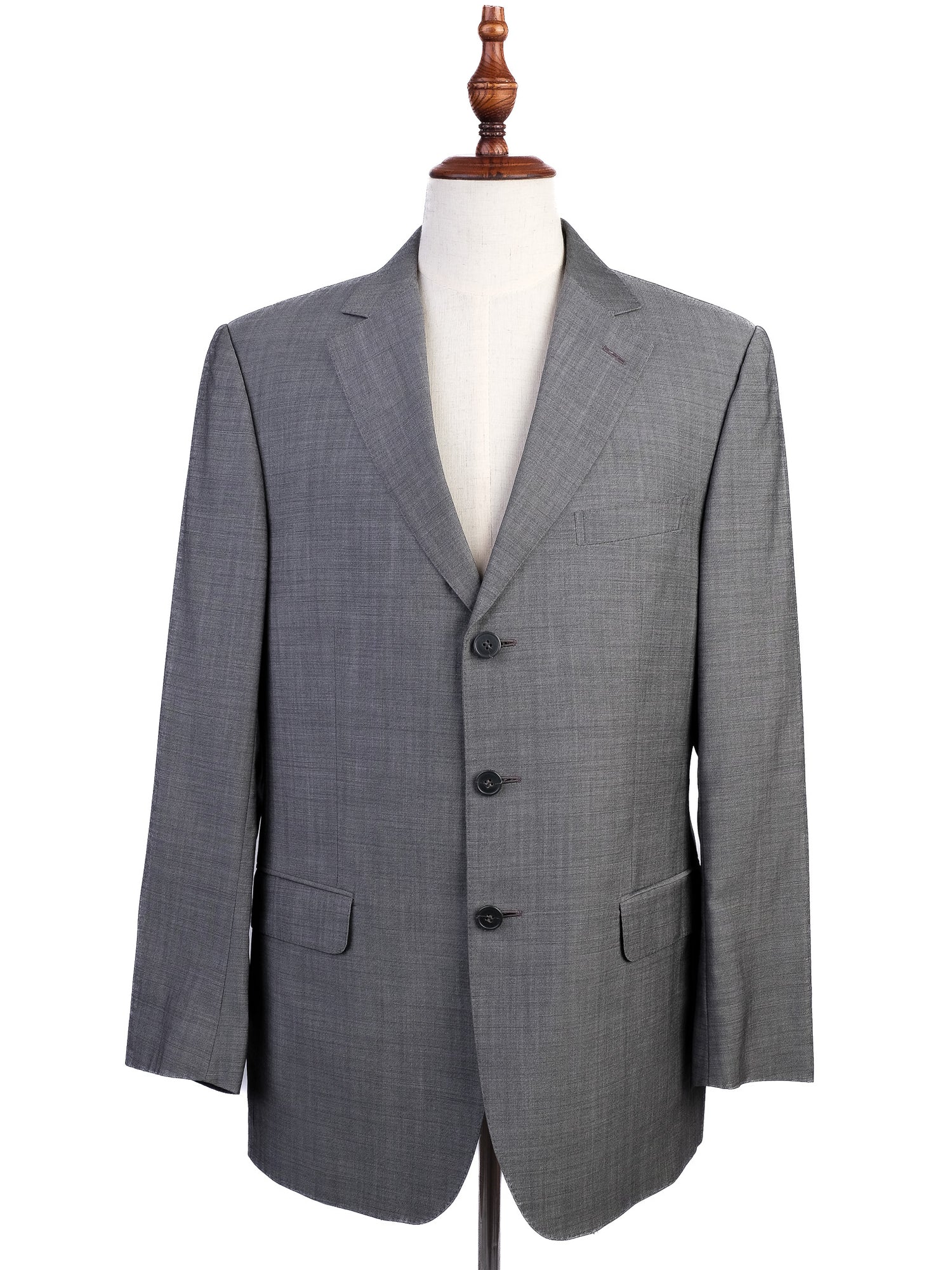 Excellent Ermenegildo Zegna Gray Wool Suit XL